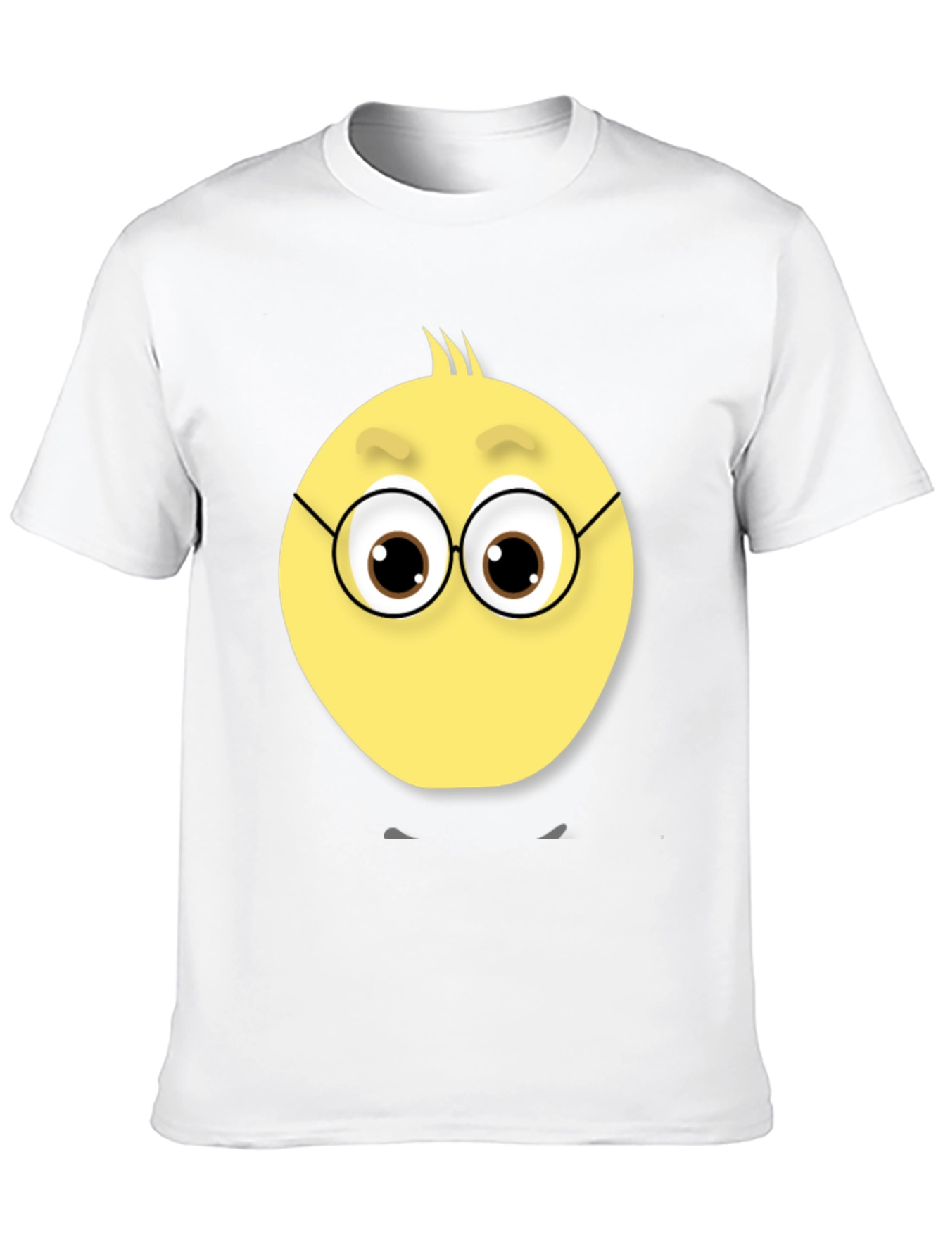 Black Funny Face T-Shirt - Unique Emoji Design view 10