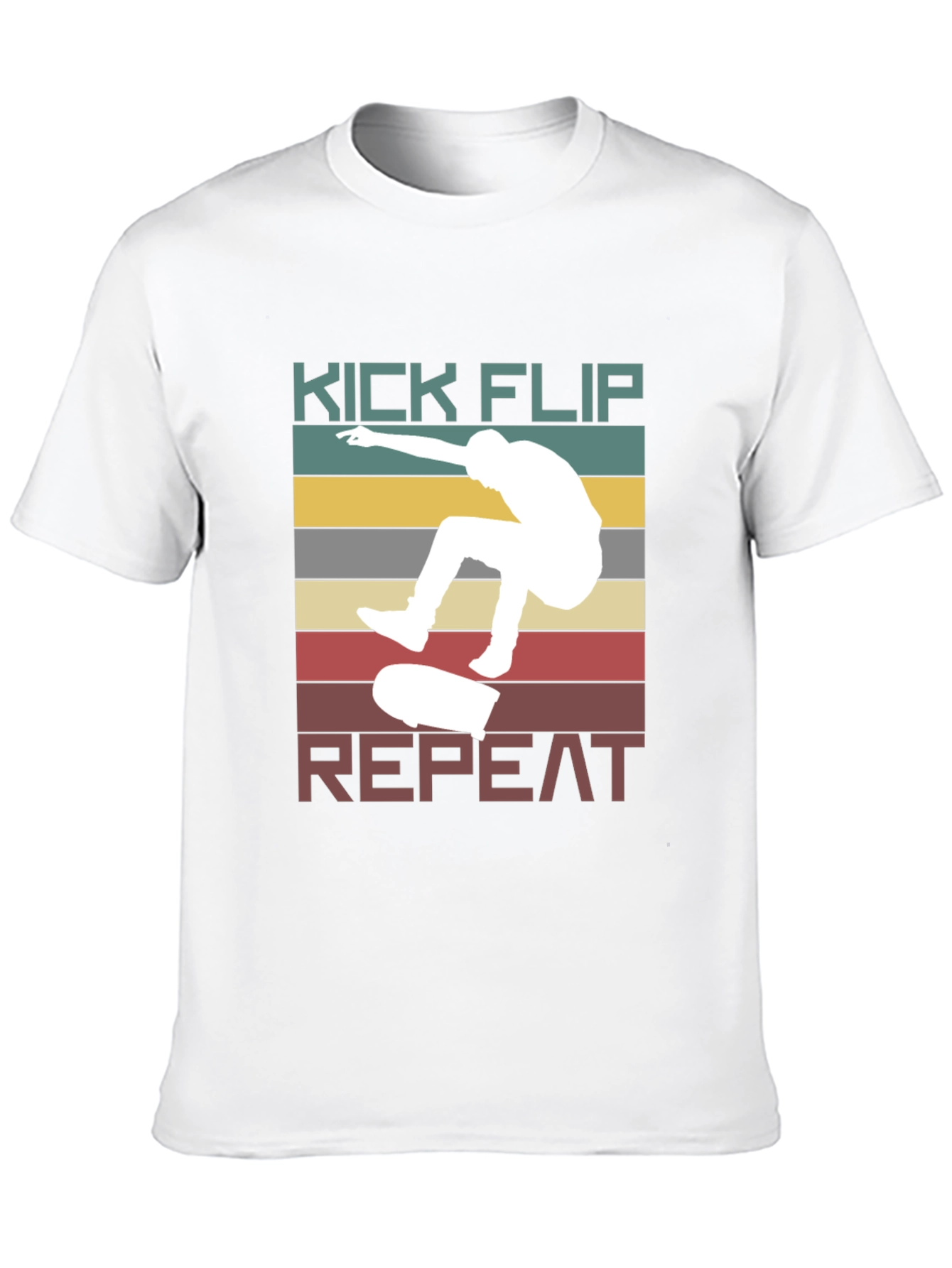 Black Kick Flip Repeat Graphic Tee view 10