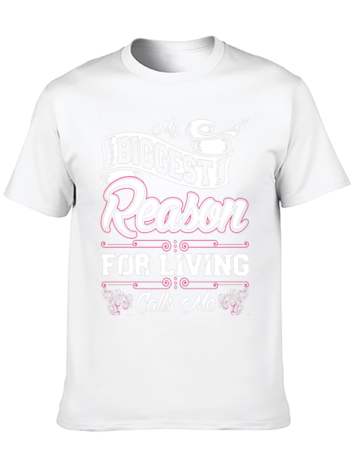 Black My Biggest Reason for Living T-Shirt view 10