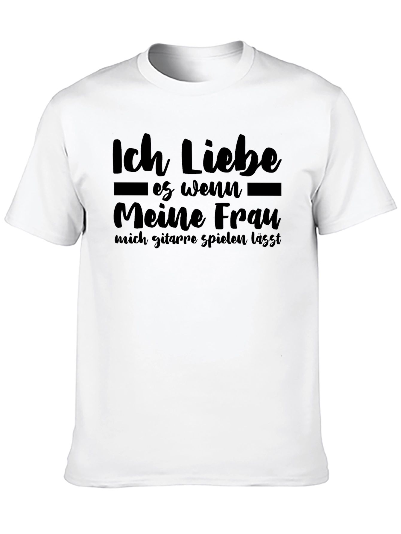 Black Ich Liebe T-Shirt - Humorous German Phrase Tee view 10