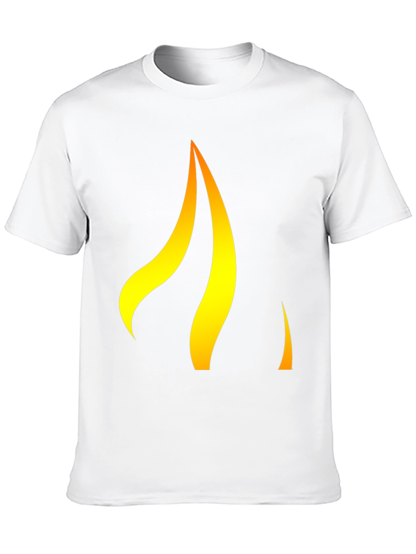 Black Flame Graphic Black T-Shirt view 10