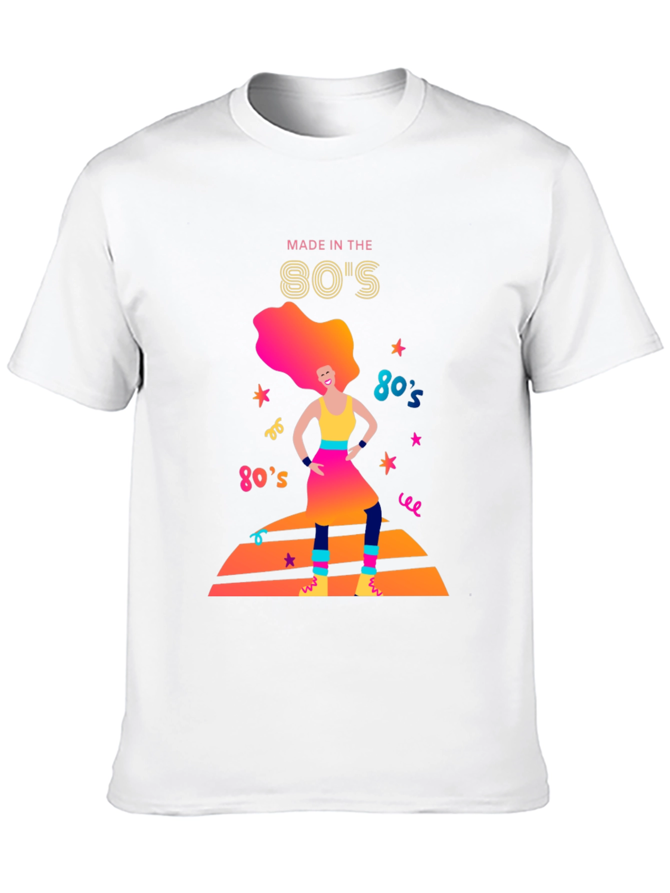 Black Retro '80s Graphic Tee - Totally Awesome! view 10
