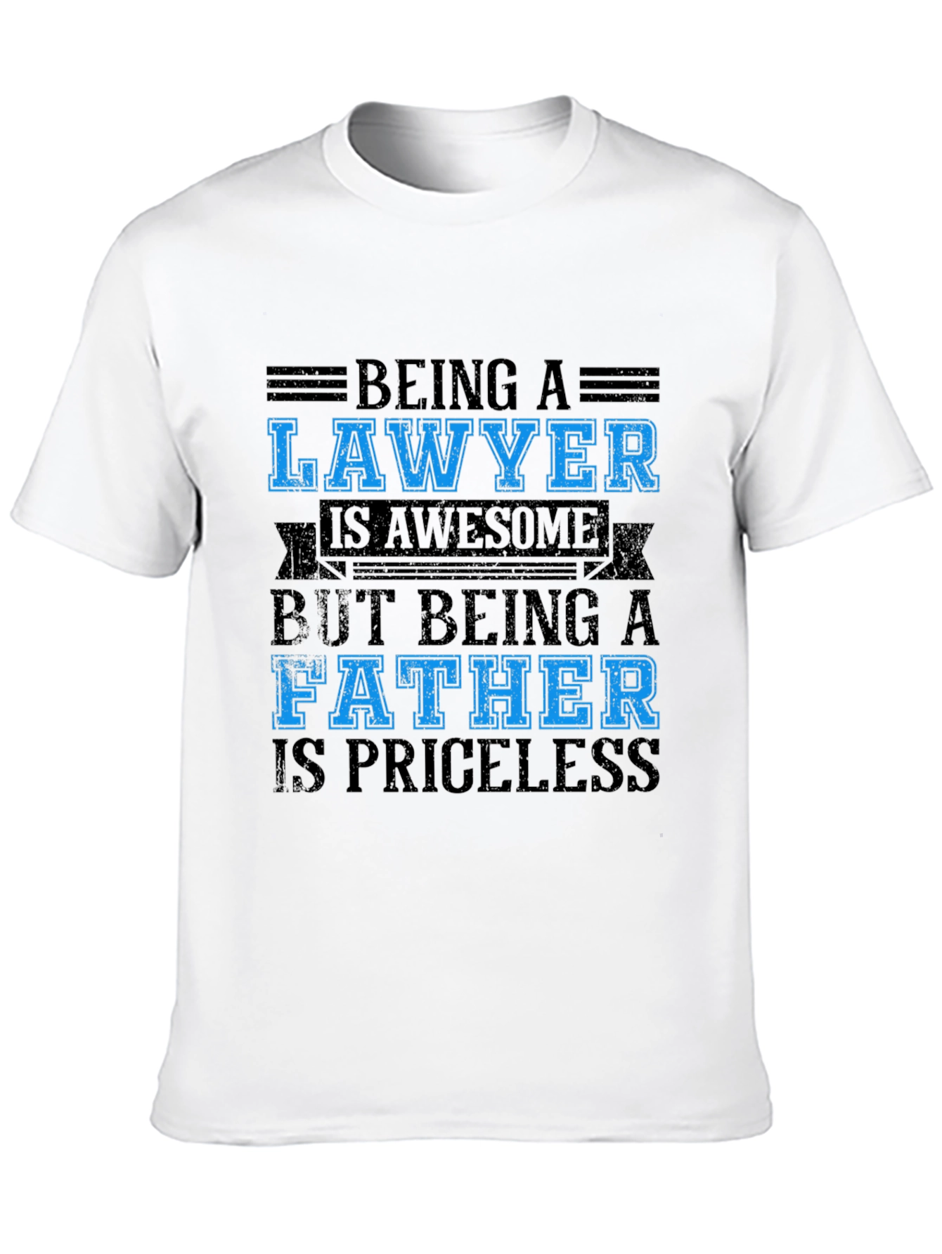 Black Lawyer Father Black T-Shirt - Priceless view 10