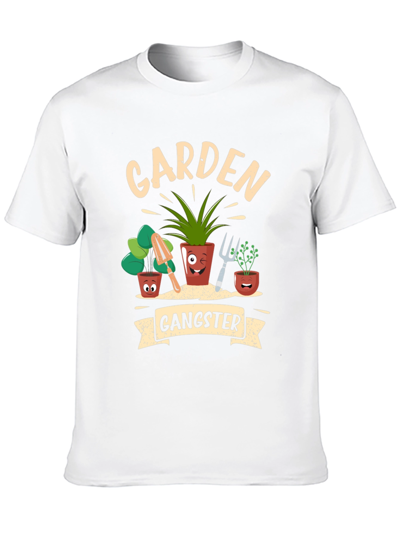 Black Garden Gangster Graphic T-Shirt view 10