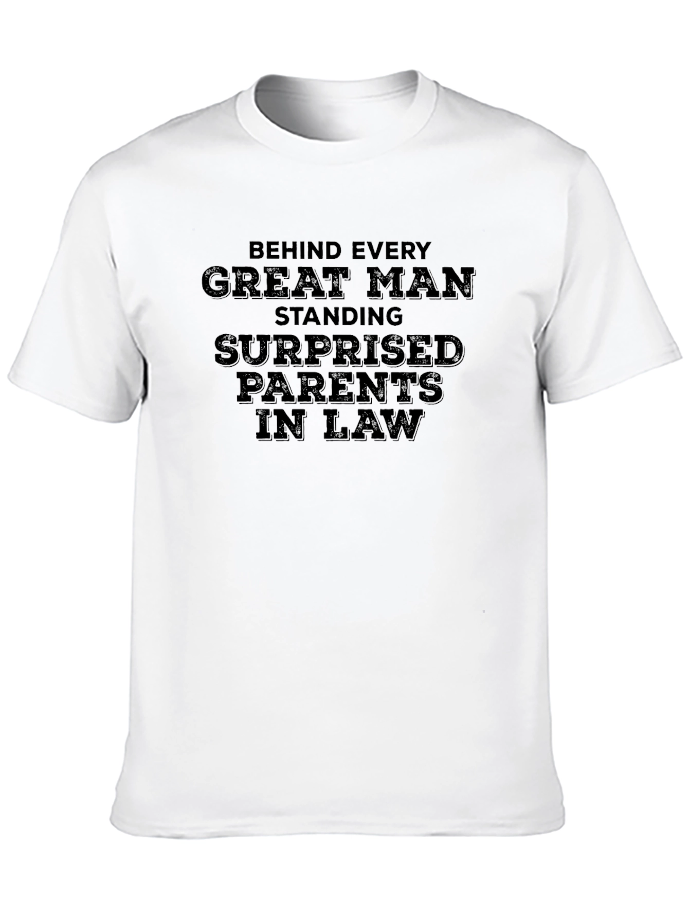 Black Funny "Surprised Parents-in-Law" Graphic T-Shirt view 10