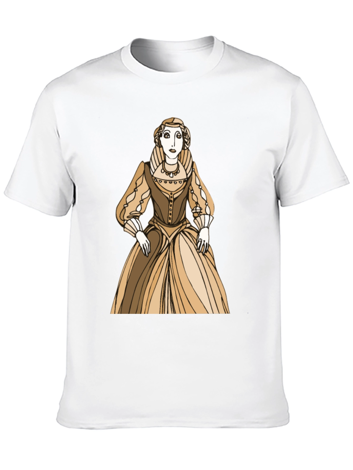 Black Renaissance Woman Graphic Tee - Classic Art Shirt view 10