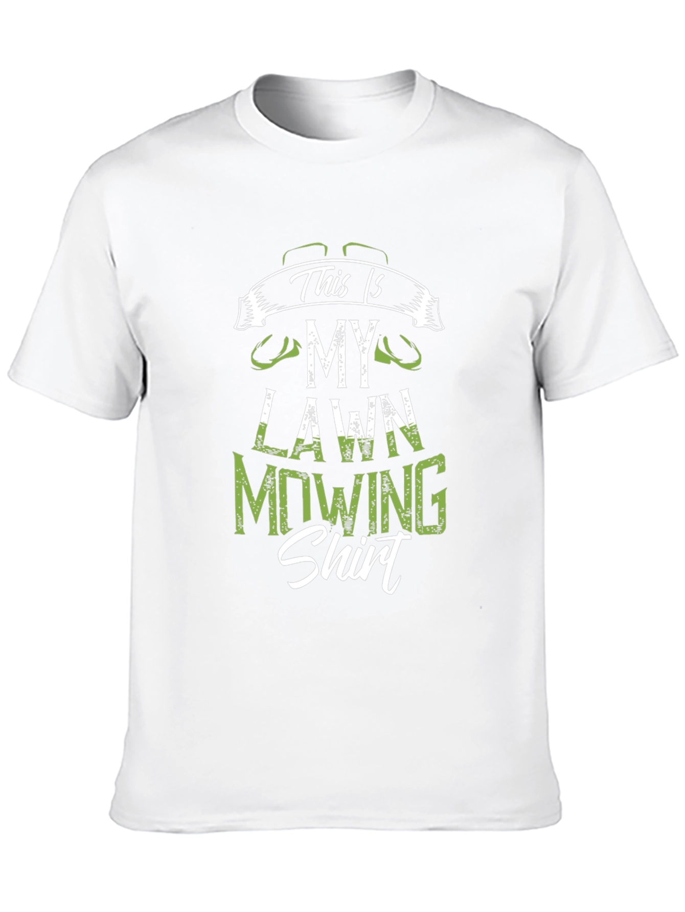 Black Lawn Mowing Shirt - Funny Gardener Tee view 10