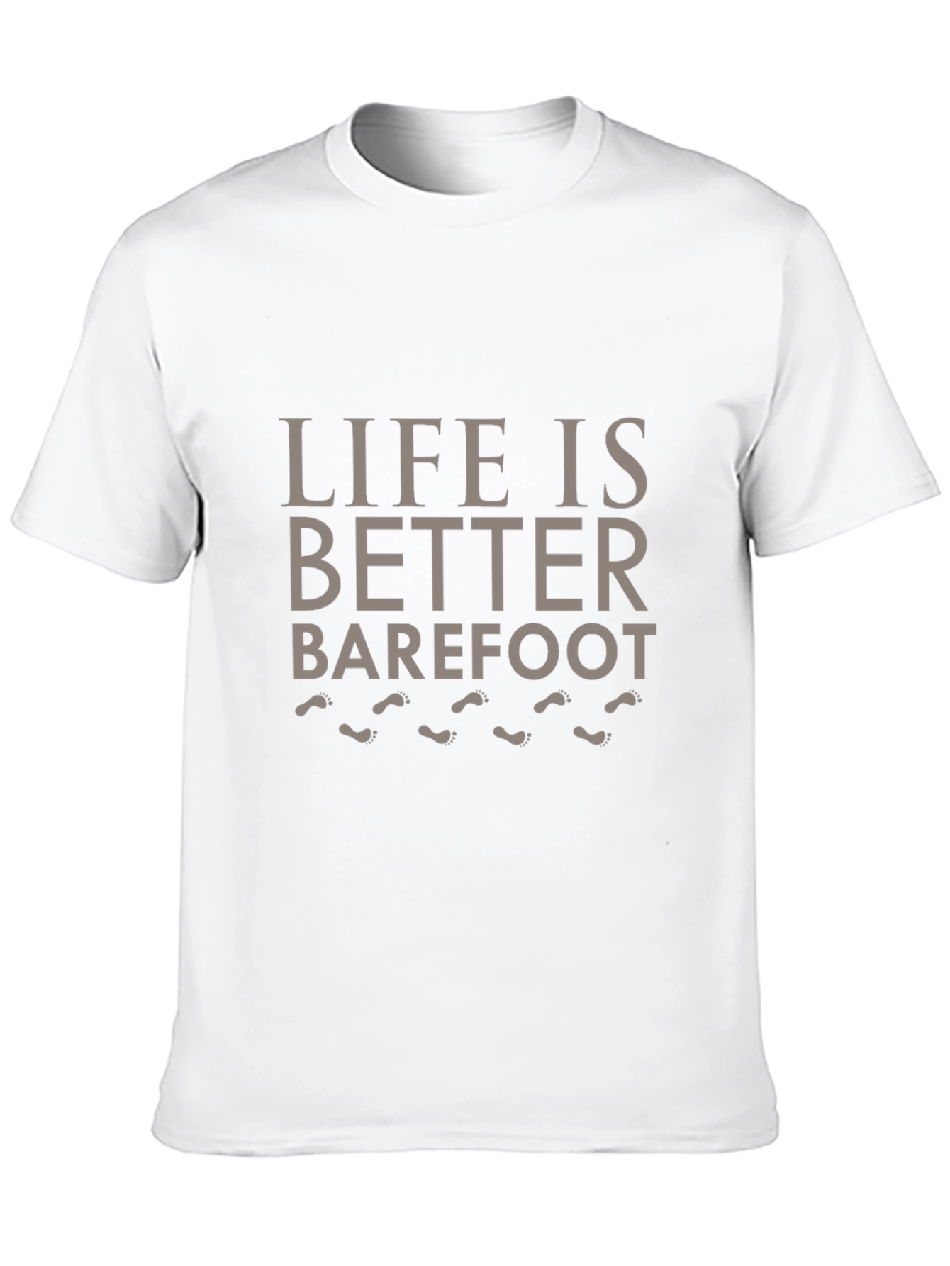 Black Life is Better Barefoot Graphic Tee - Black view 10