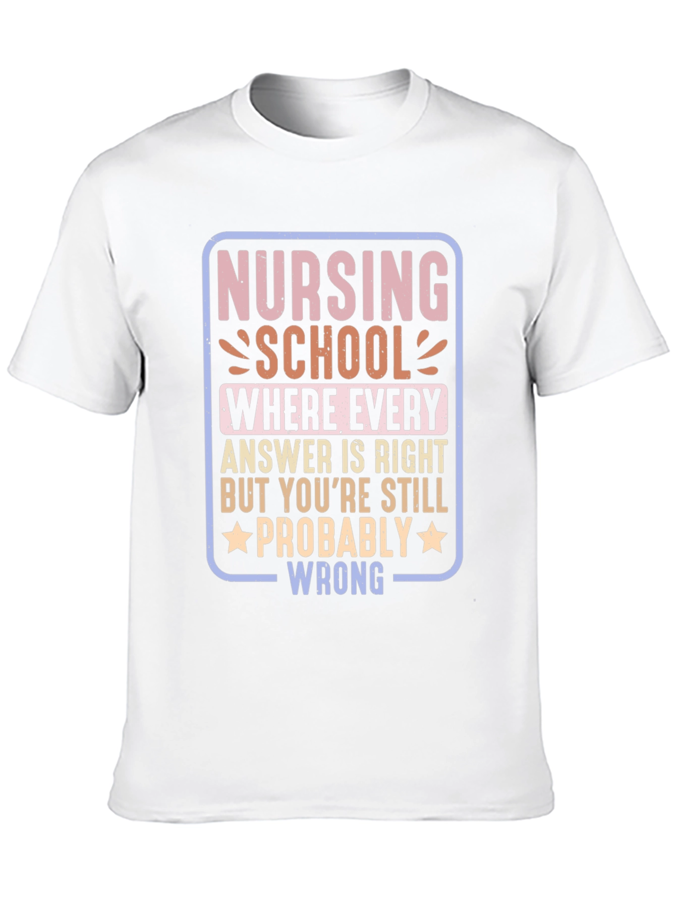 Black Nursing School T-Shirt - Funny Nurse Student Tee view 10