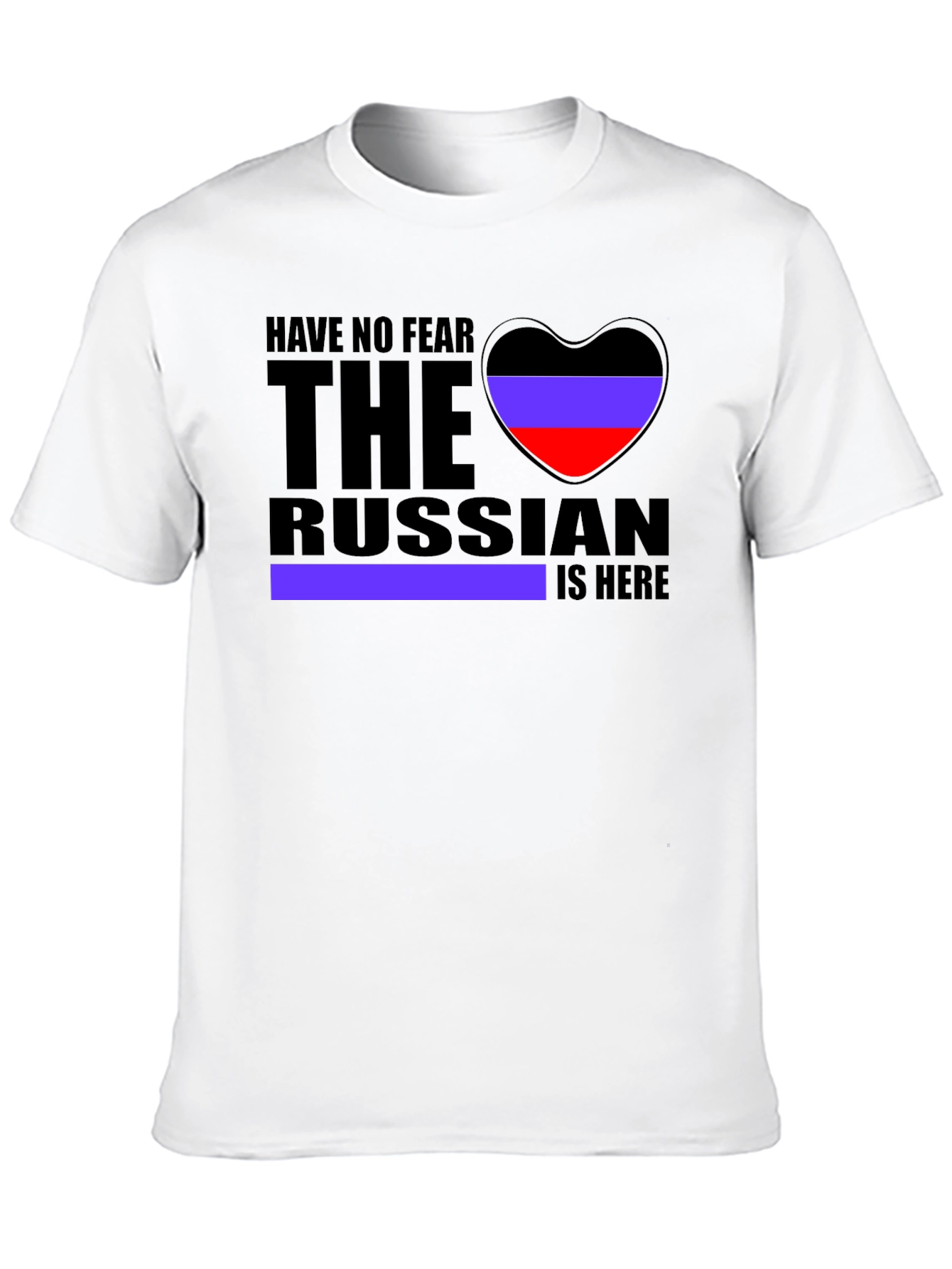 Black Have No Fear Russian is Here Novelty Graphic Tee view 10