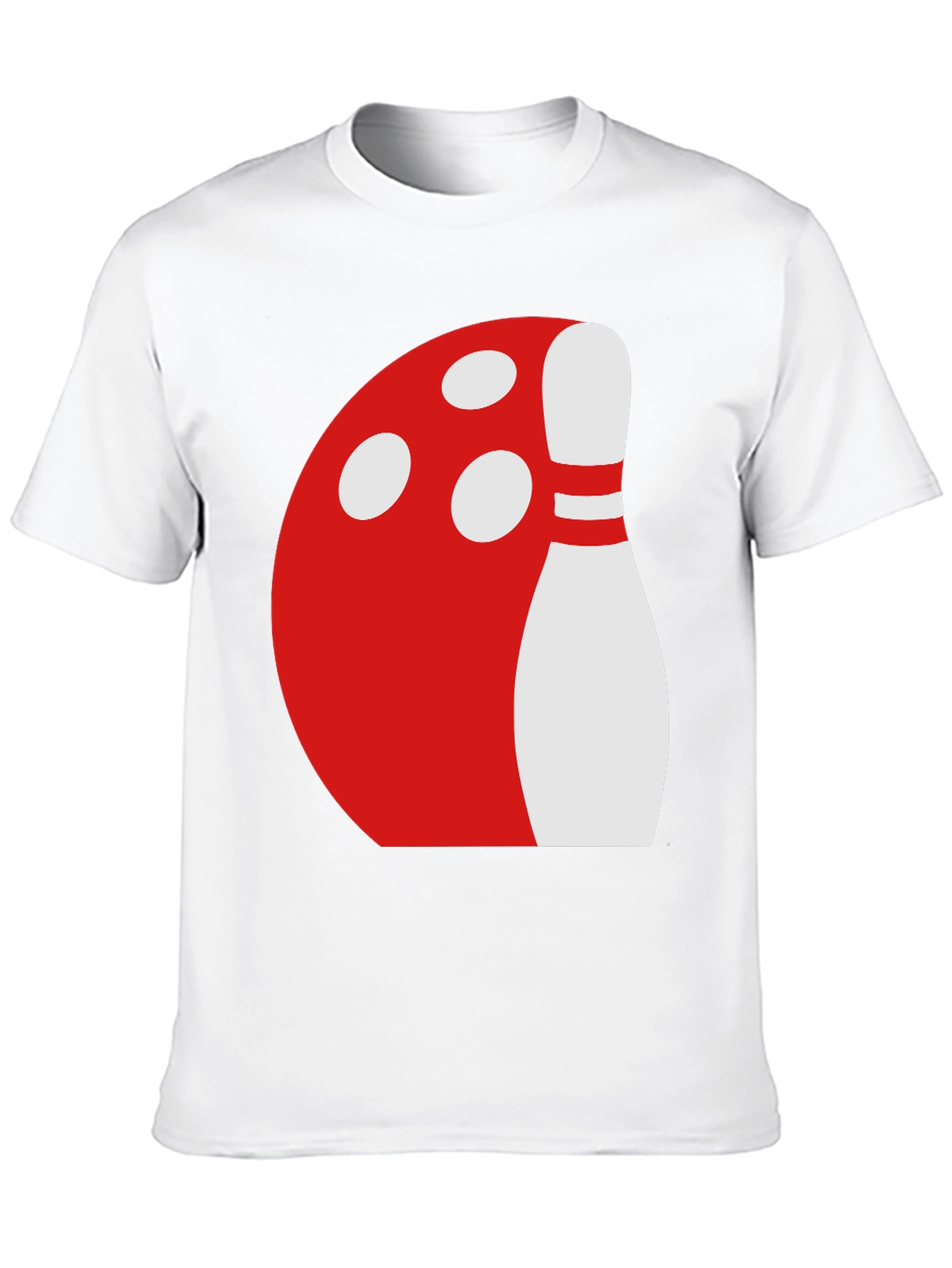 Black Bowling Ball & Pin Graphic Tee - Black view 10