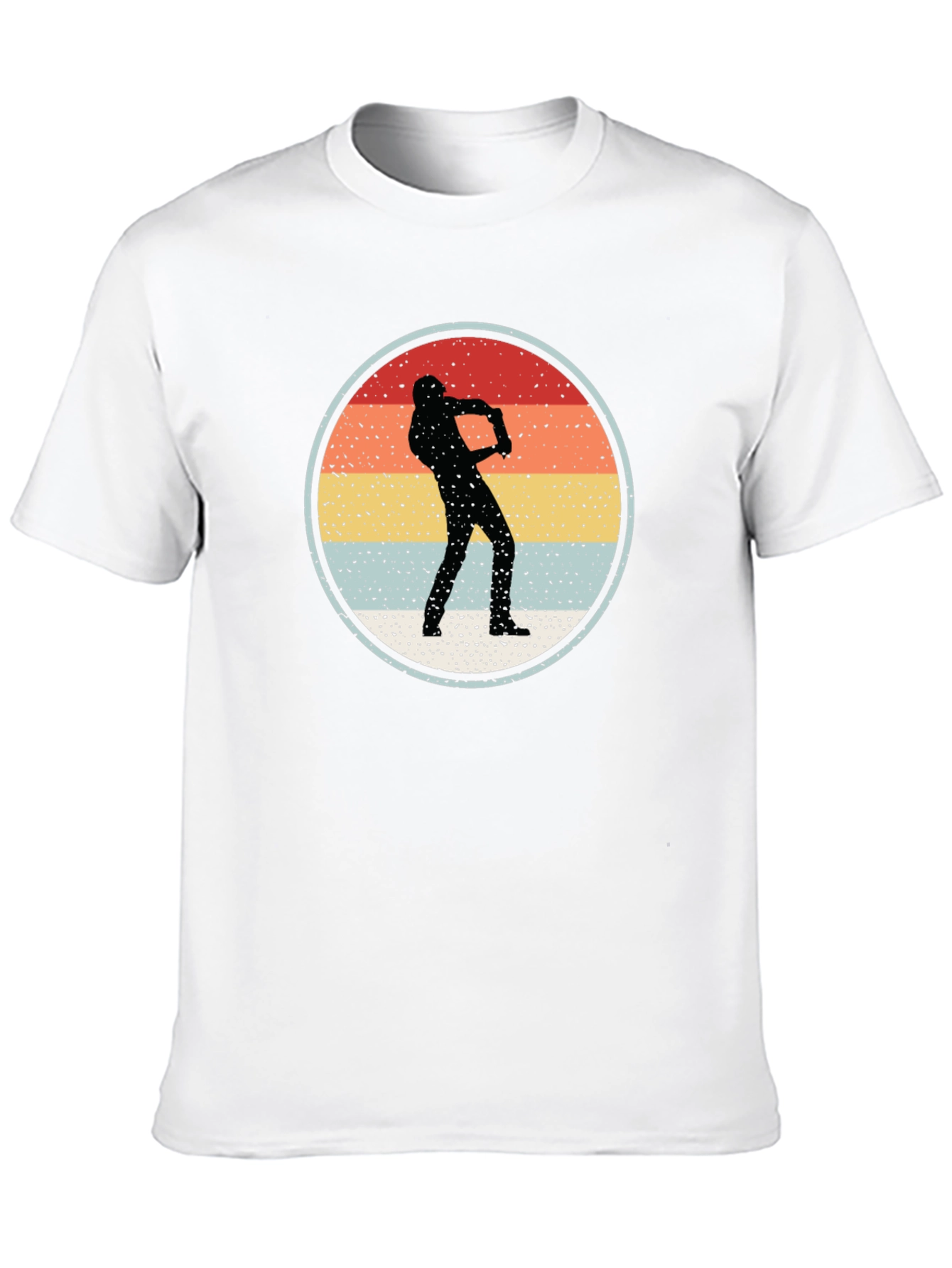 Black Retro Saxophone Player Graphic Tee view 10