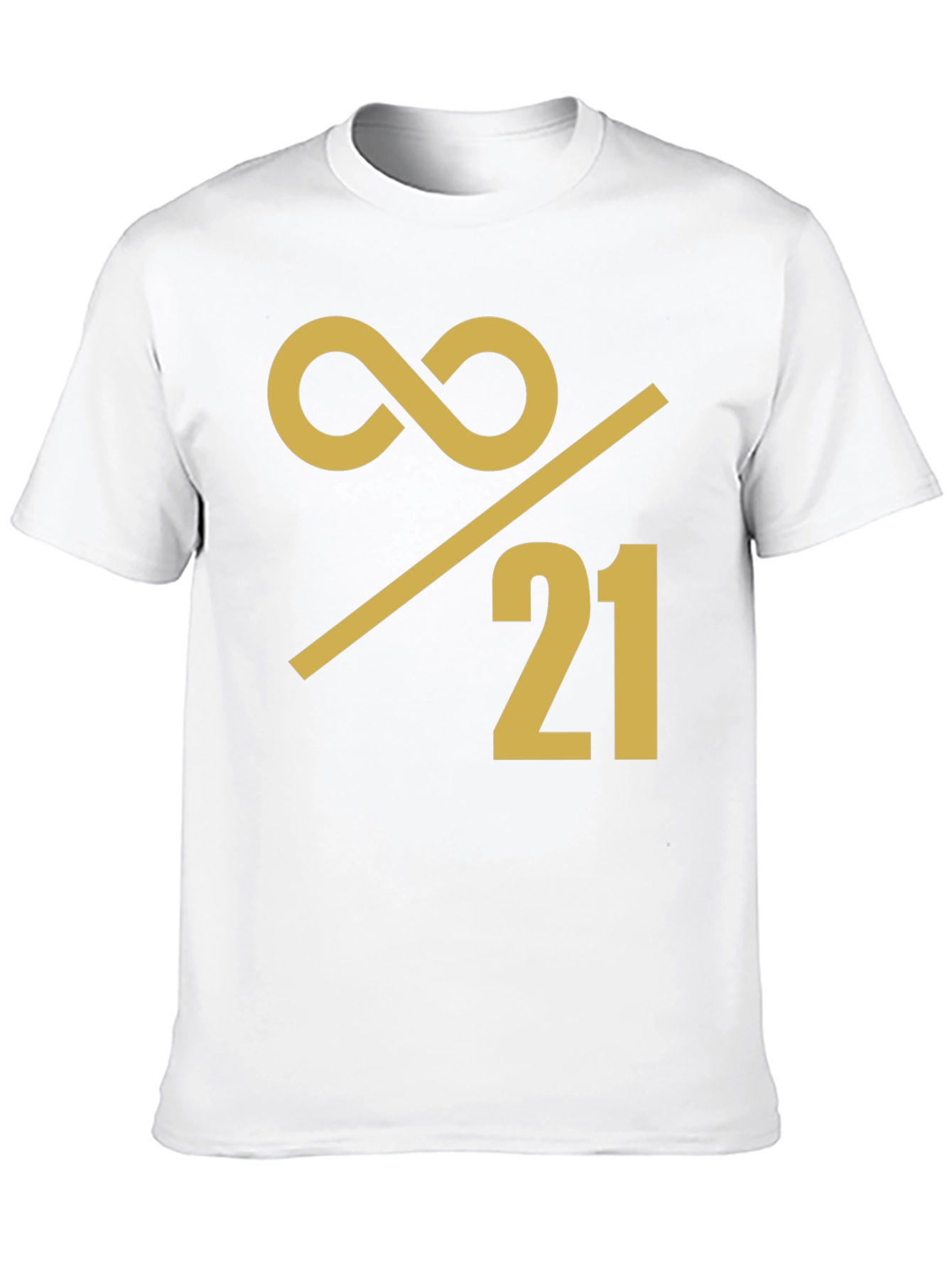 Black Infinity Over 21 Graphic Tee - Bold Statement Shirt view 10