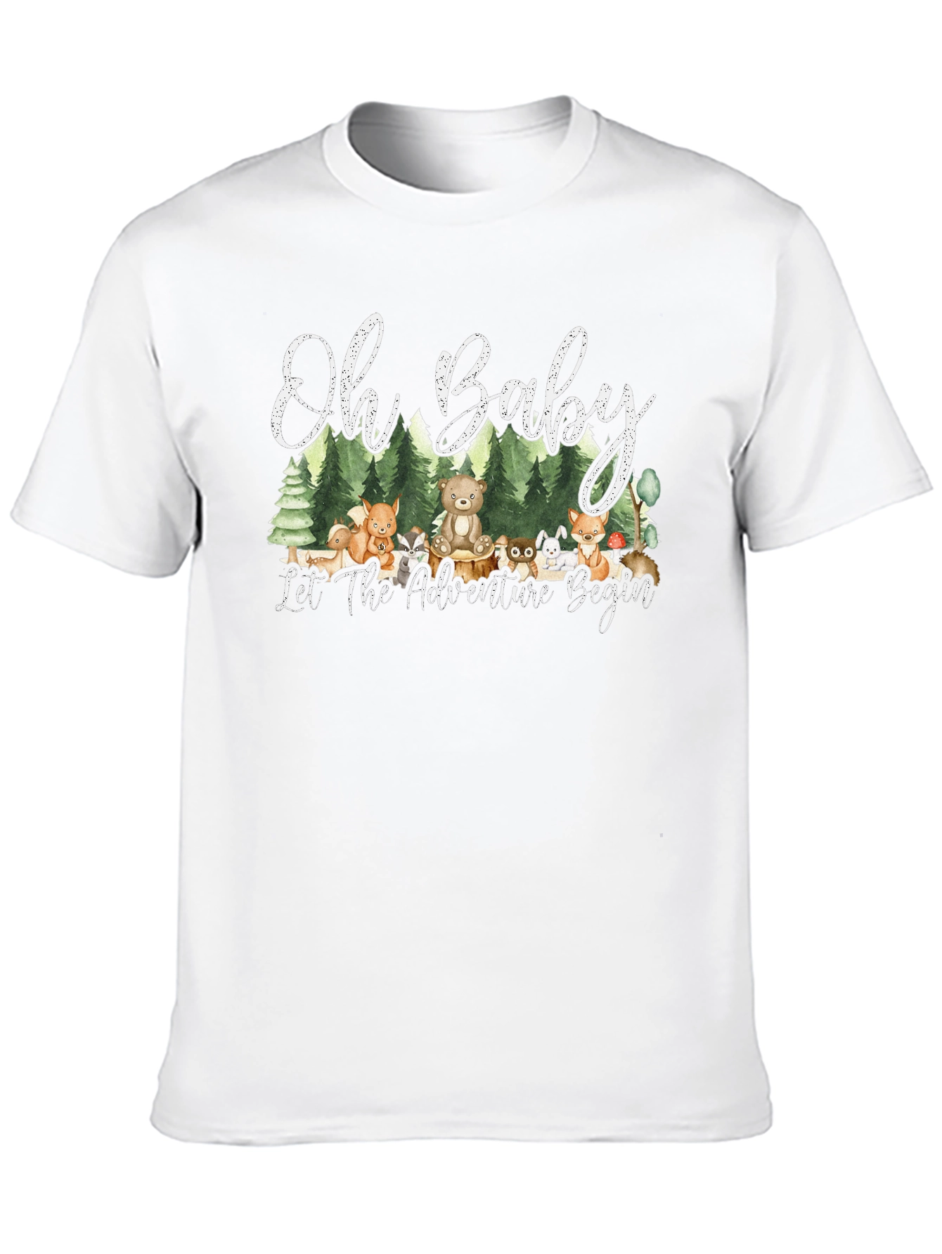 Black Oh Baby! Adventure Begins Graphic Tee view 10