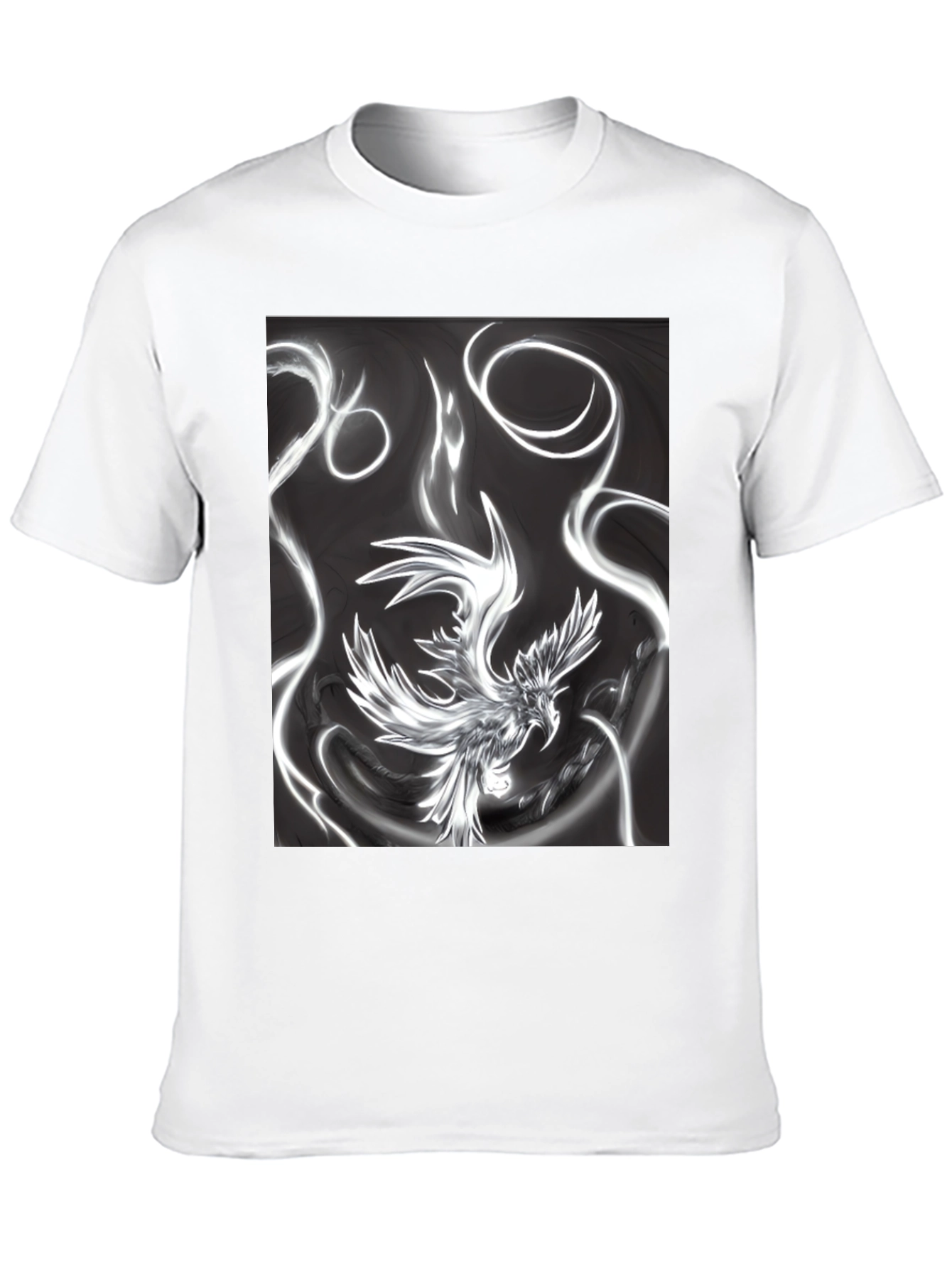 Black Phoenix Graphic Black T-Shirt view 10
