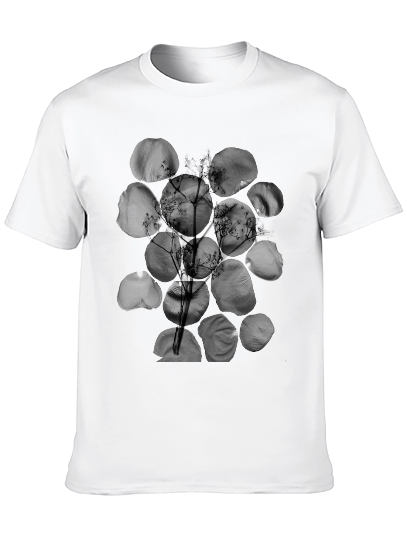 Black Abstract Black Graphic Tee - Modern Casual Style view 10