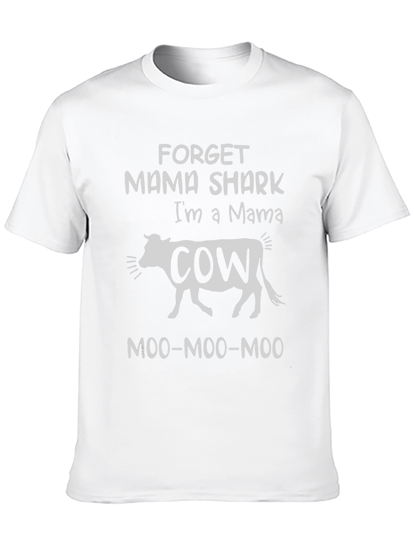Black Mama Cow Graphic T-Shirt, Black view 10