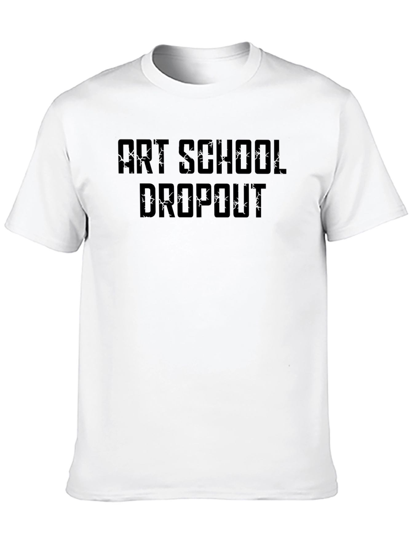 Black Art School Dropout Graphic T-Shirt view 10