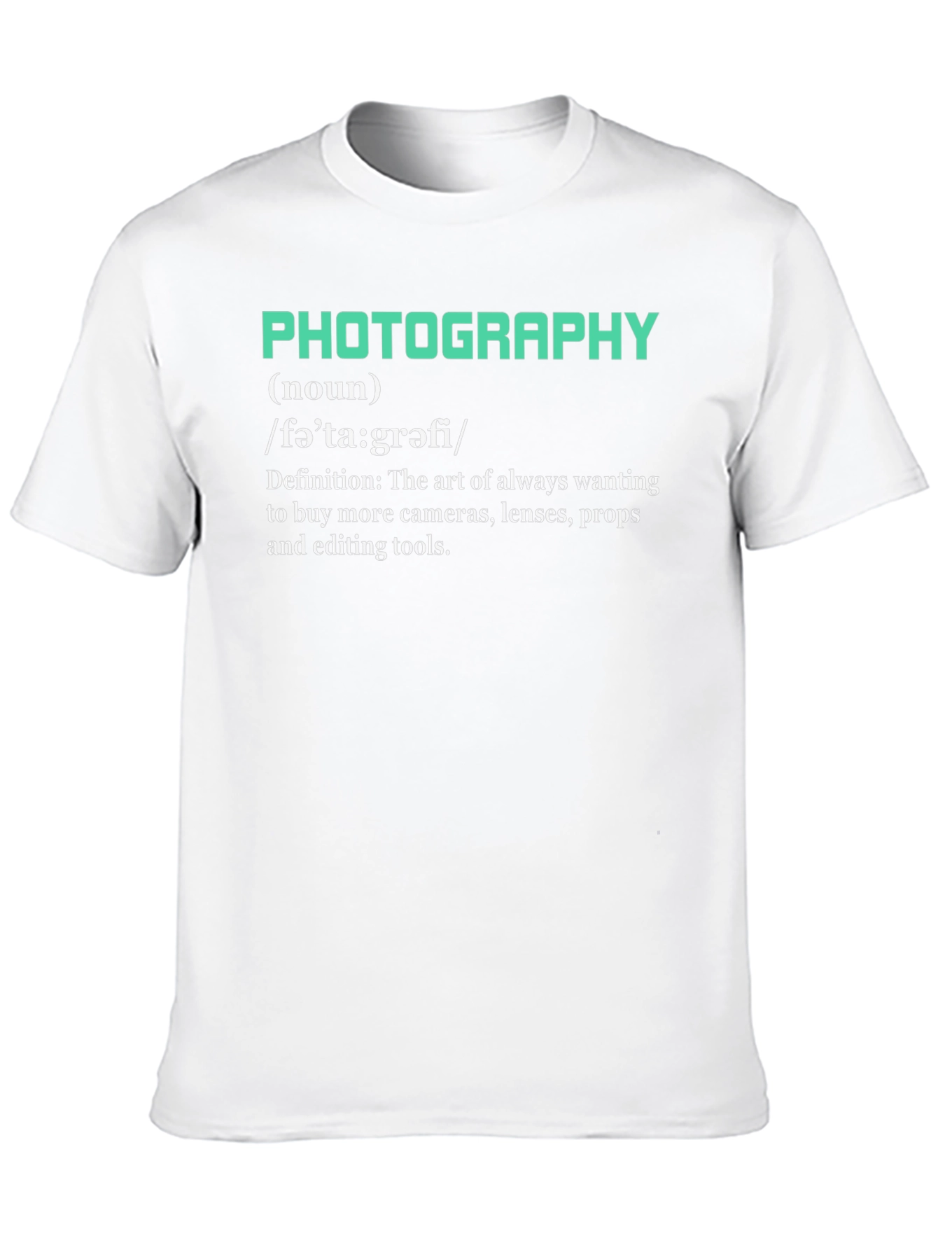Black Photography Definition T-Shirt - Camera Lover Gift view 10