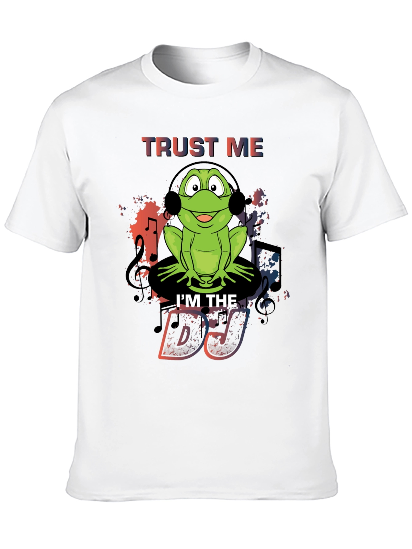 Black Trust Me I'm the DJ Frog T-Shirt view 10