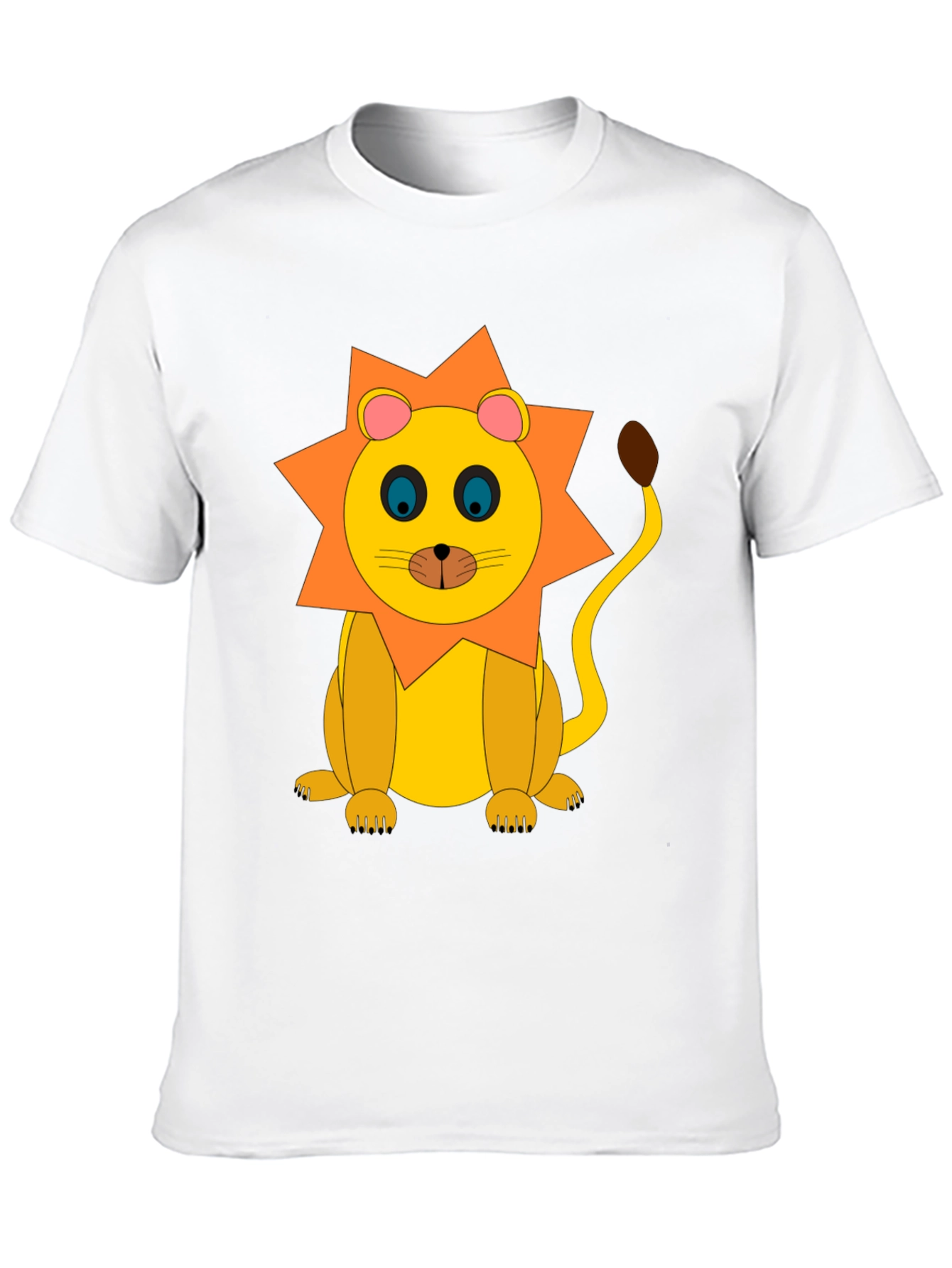 Black Lion Graphic Tee - Black Cotton T-Shirt view 10