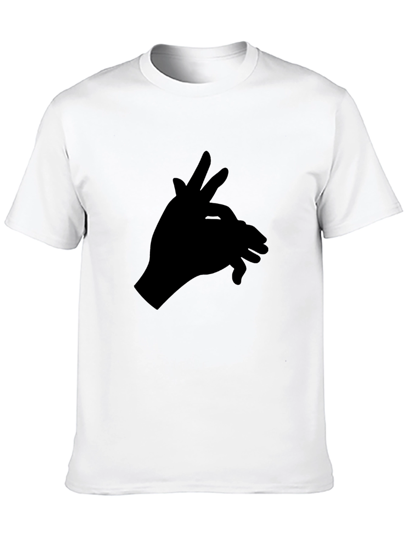 Black Hand Shadow Puppet Tee - Black view 10