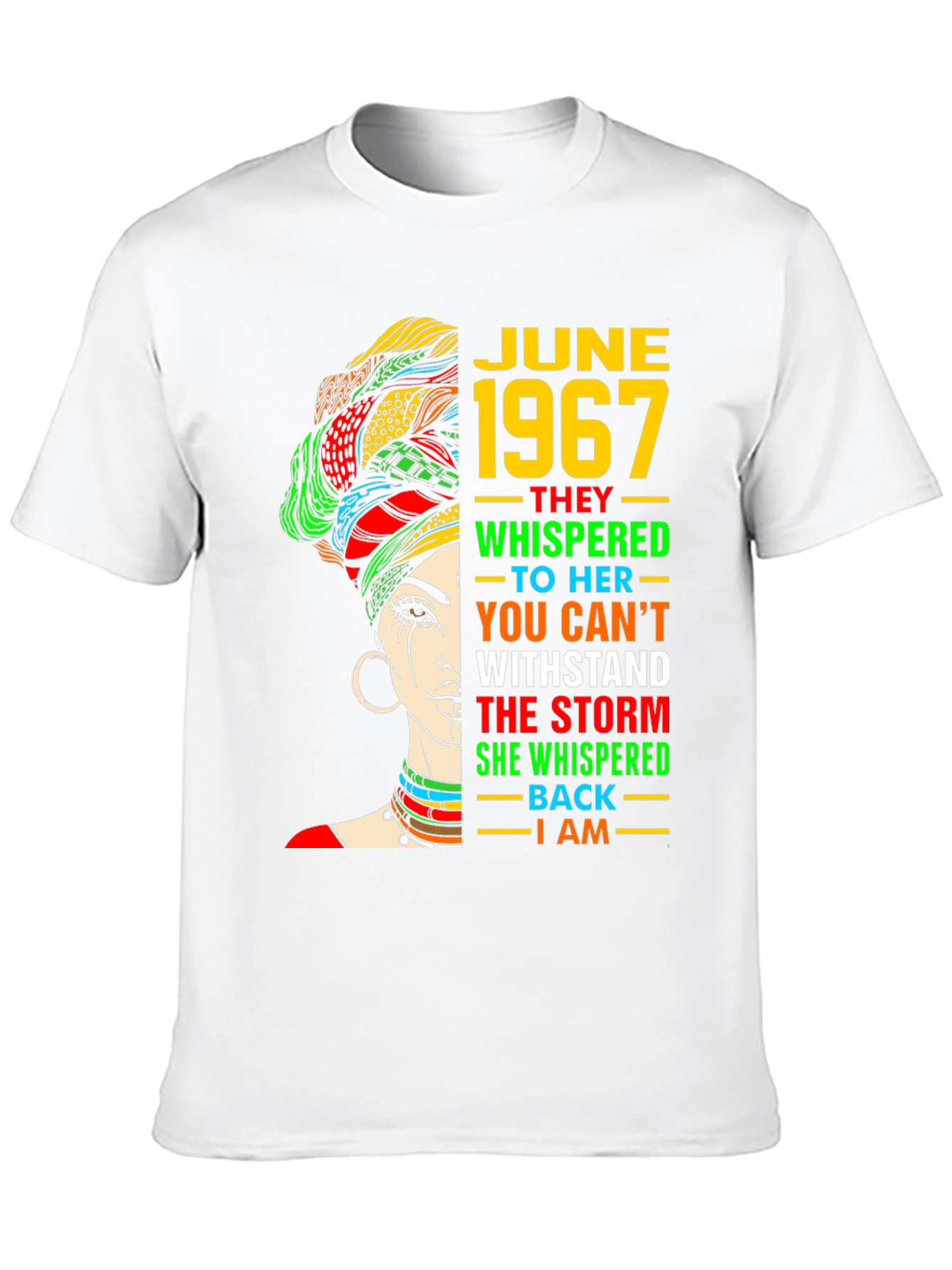 Black June 1967 Strong Black Woman T-Shirt view 10