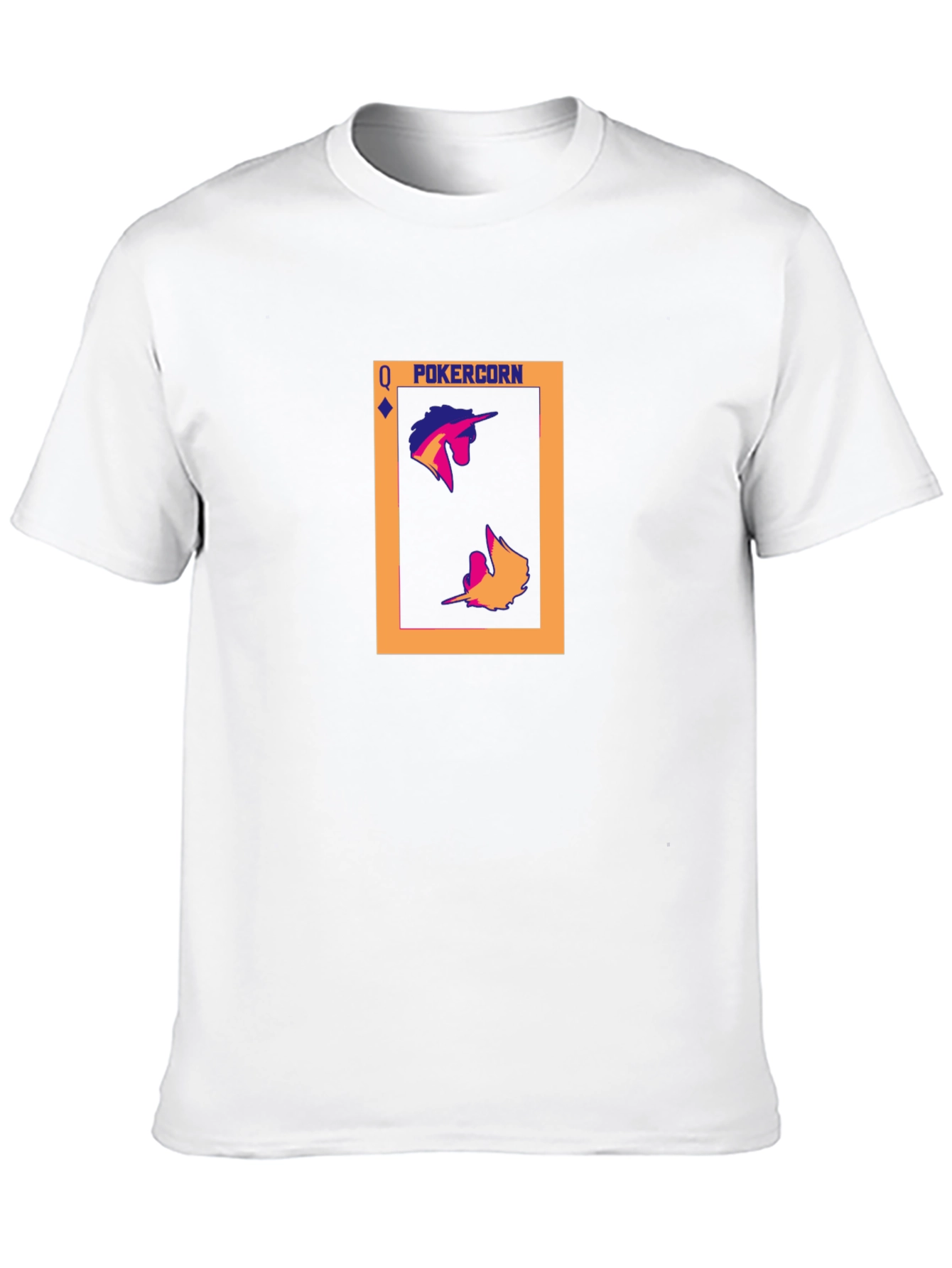 Black PokerCorn Graphic Tee - Black Cotton T-Shirt view 10