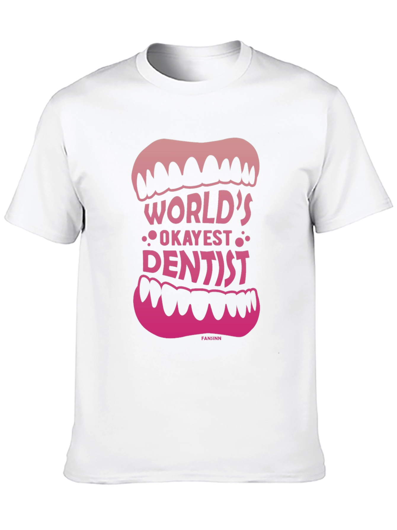 Black World's Okayest Dentist Graphic Tee - Black view 10