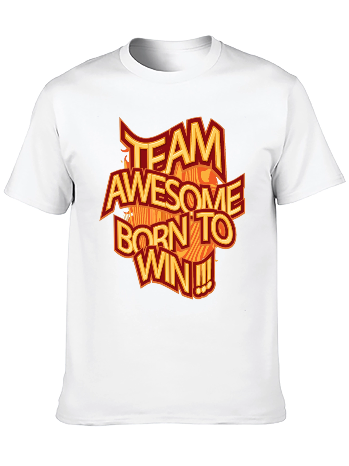 Black Team Awesome T-Shirt - Born to Win! view 10