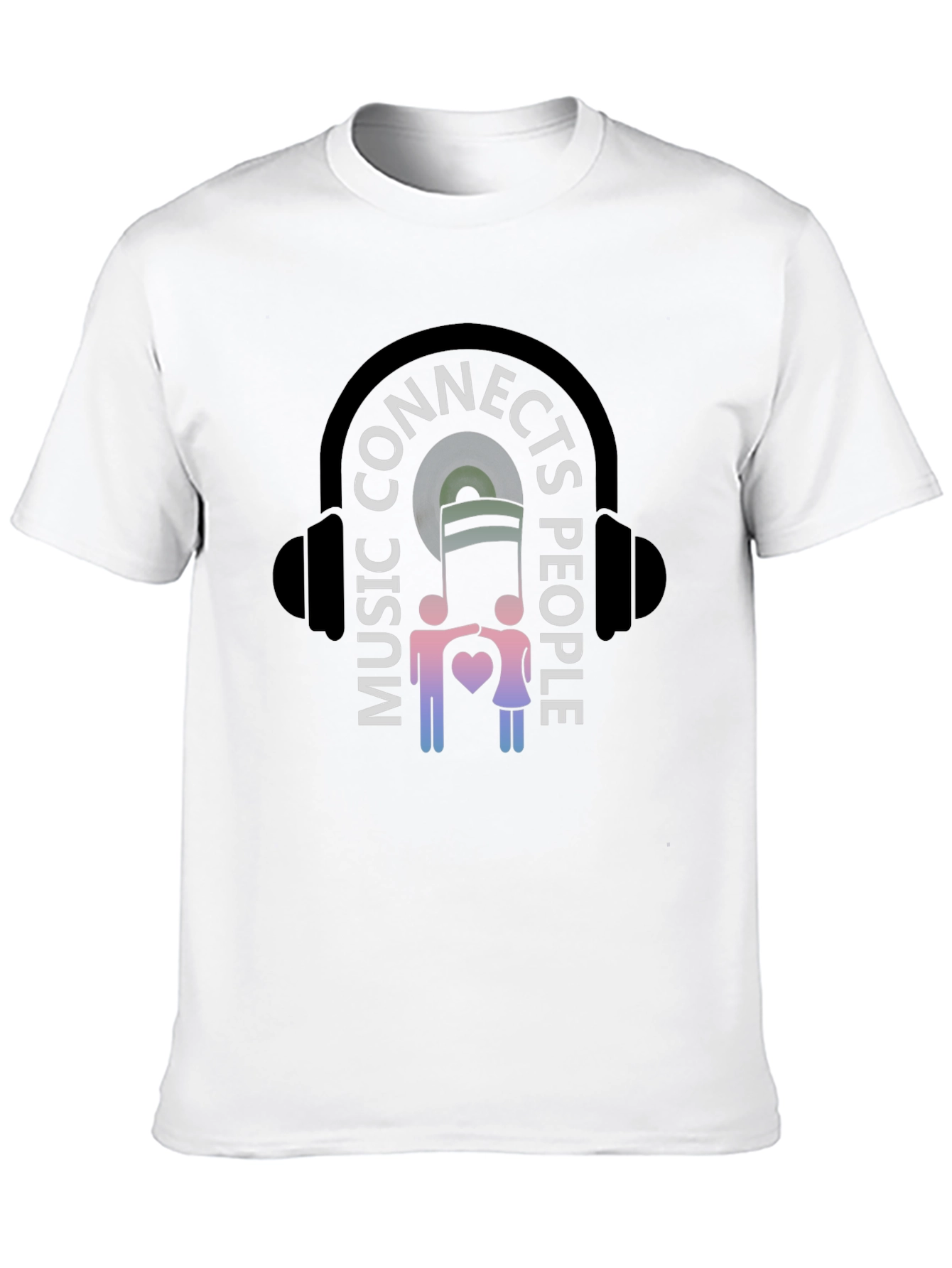 Black Music Connects People Graphic T-Shirt view 10