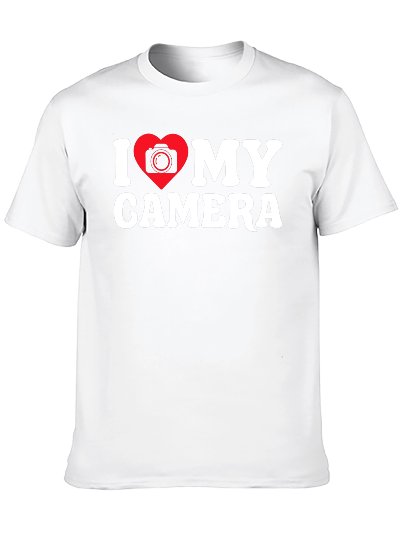 Black I Love My Camera Graphic T-Shirt - Photographer Tee view 10