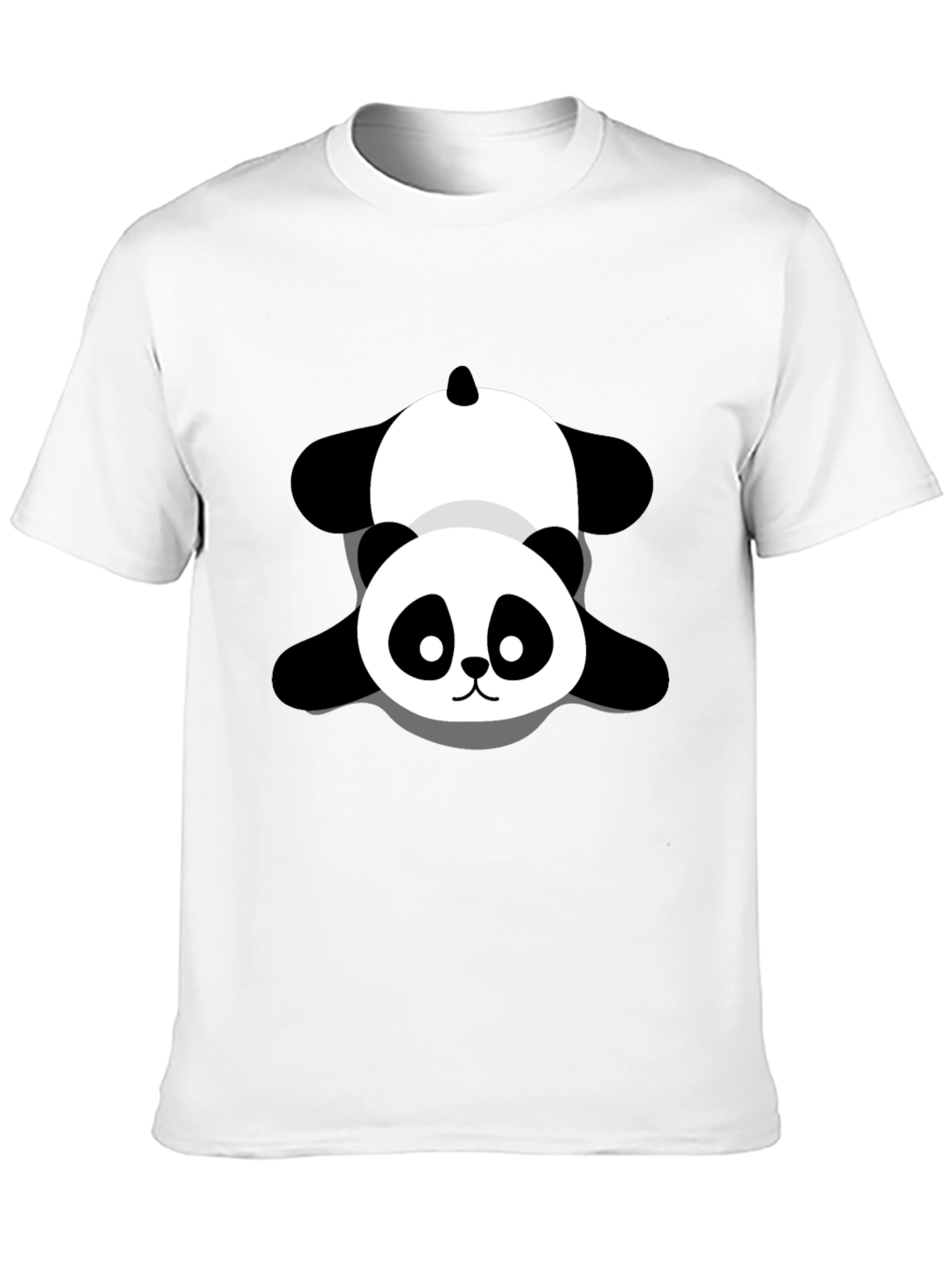 Black Cute Panda Graphic Tee - Soft & Stylish view 10
