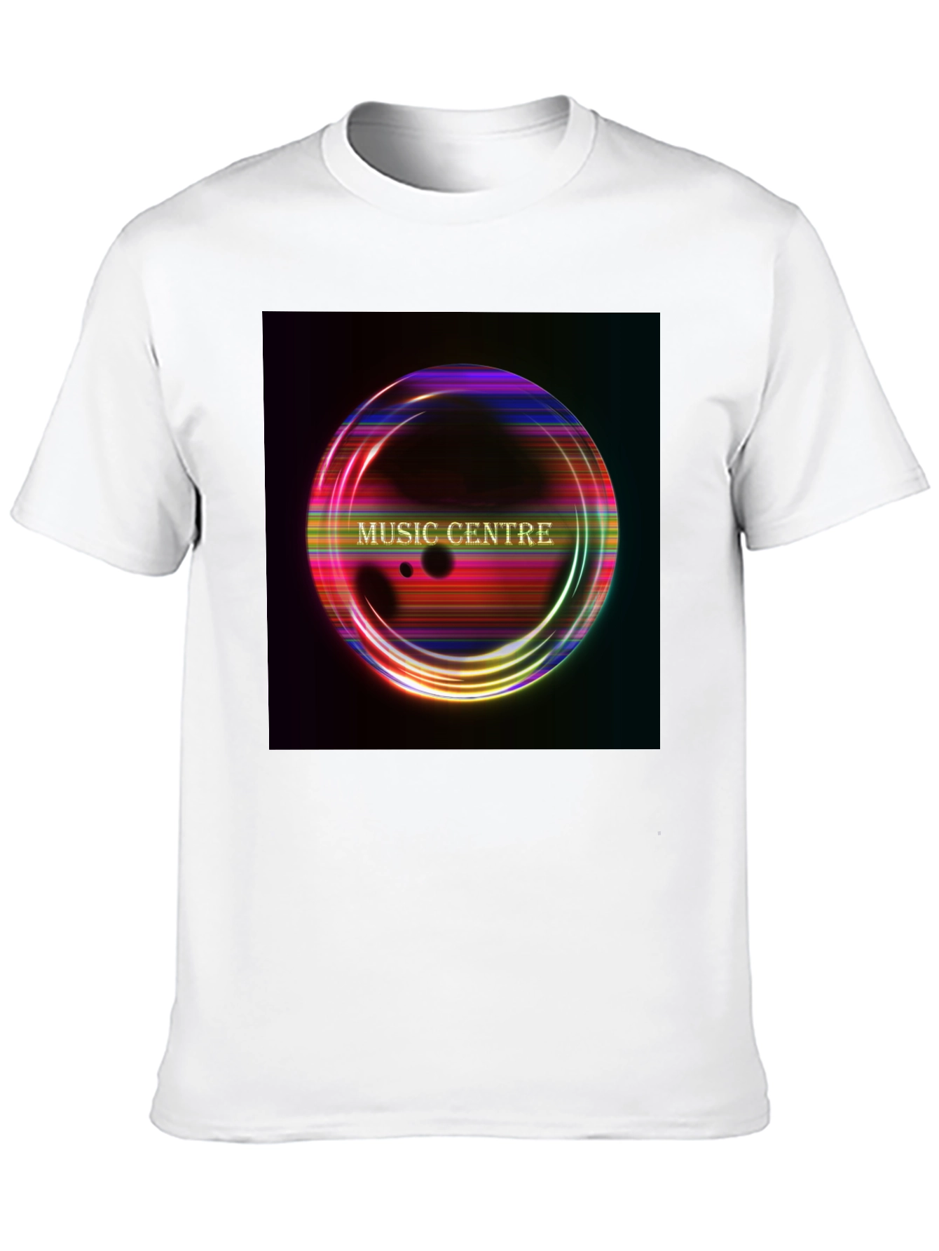 Black Music Centre Graphic Black T-Shirt view 10
