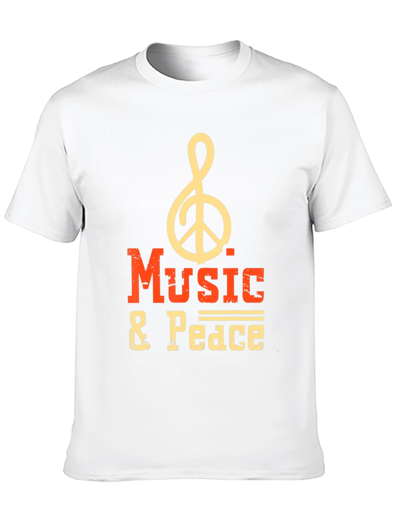 Black Music & Peace T-Shirt - Stylish Graphic Tee view 10