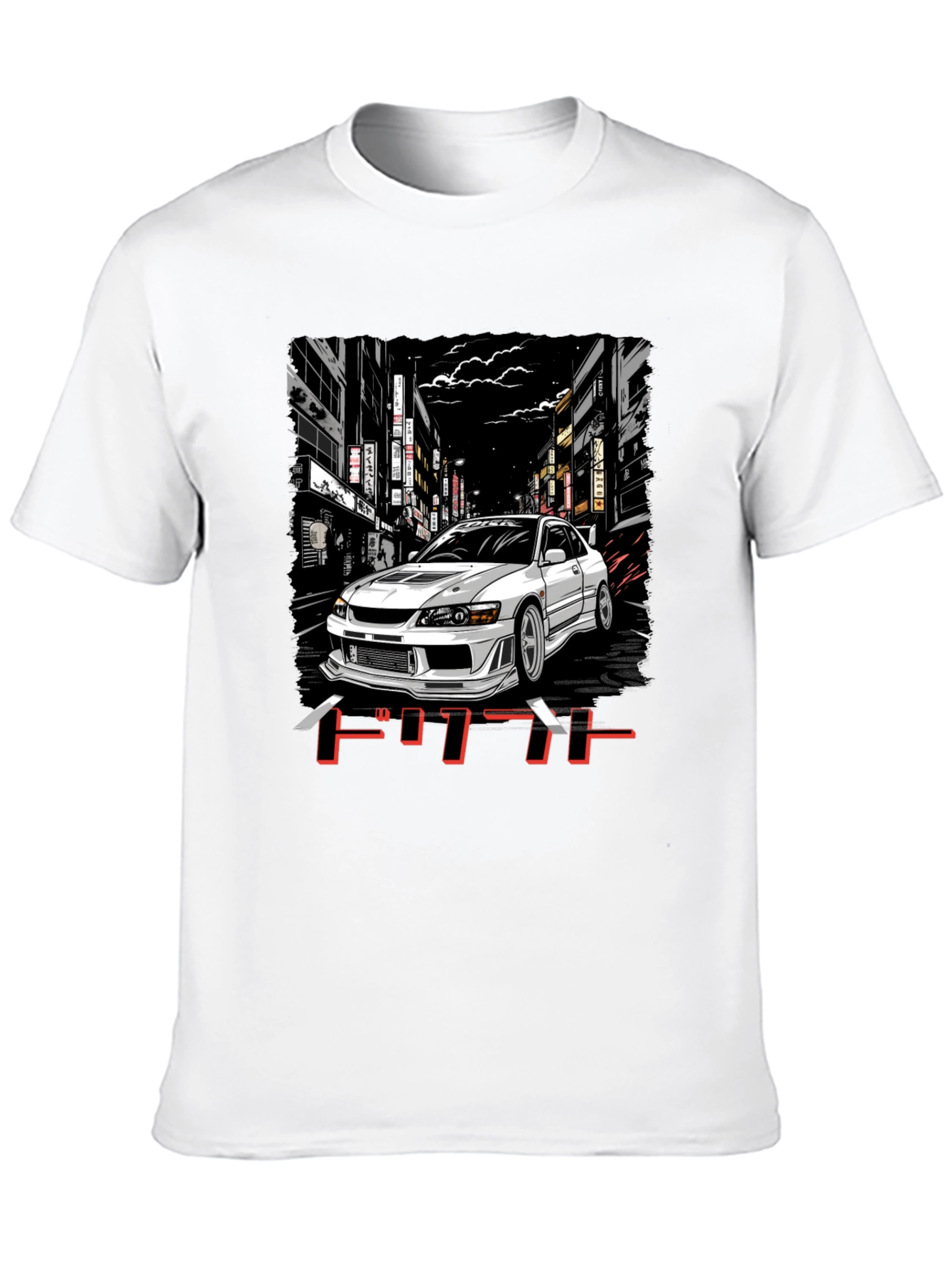 Black JDM Car Graphic Tee - Street Racing Style view 10