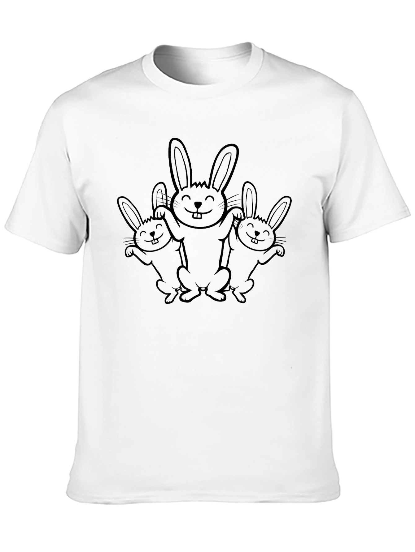 Black Black Bunny Crew Neck T-Shirt view 10