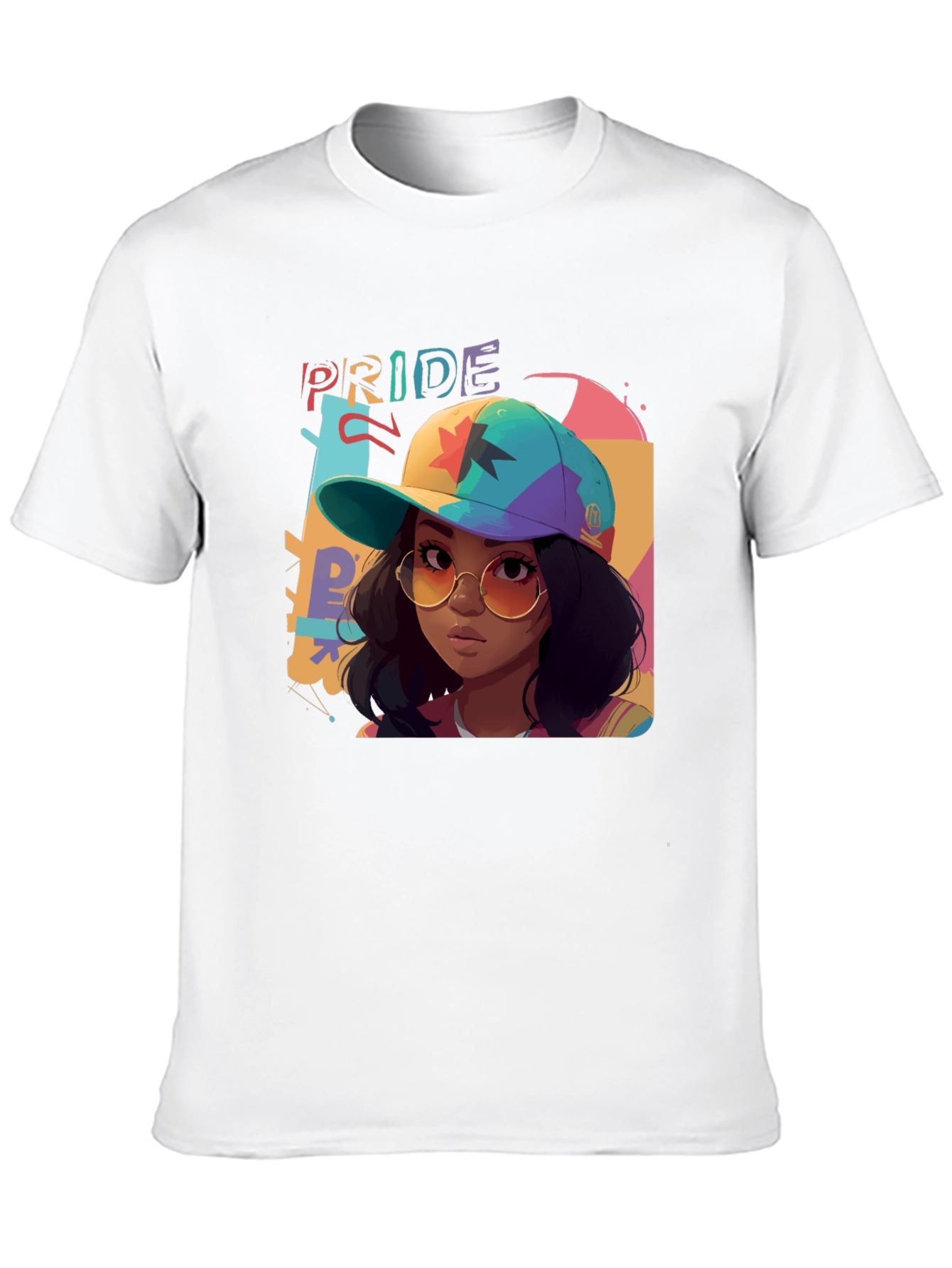 Black Pride Graphic Tee - Colorful Cartoon Woman view 10