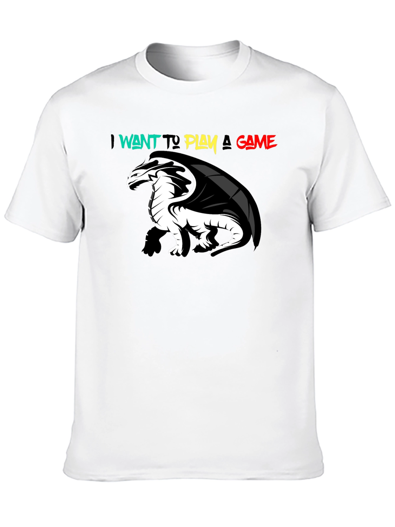 Black Dragon Game T-Shirt - Black view 10