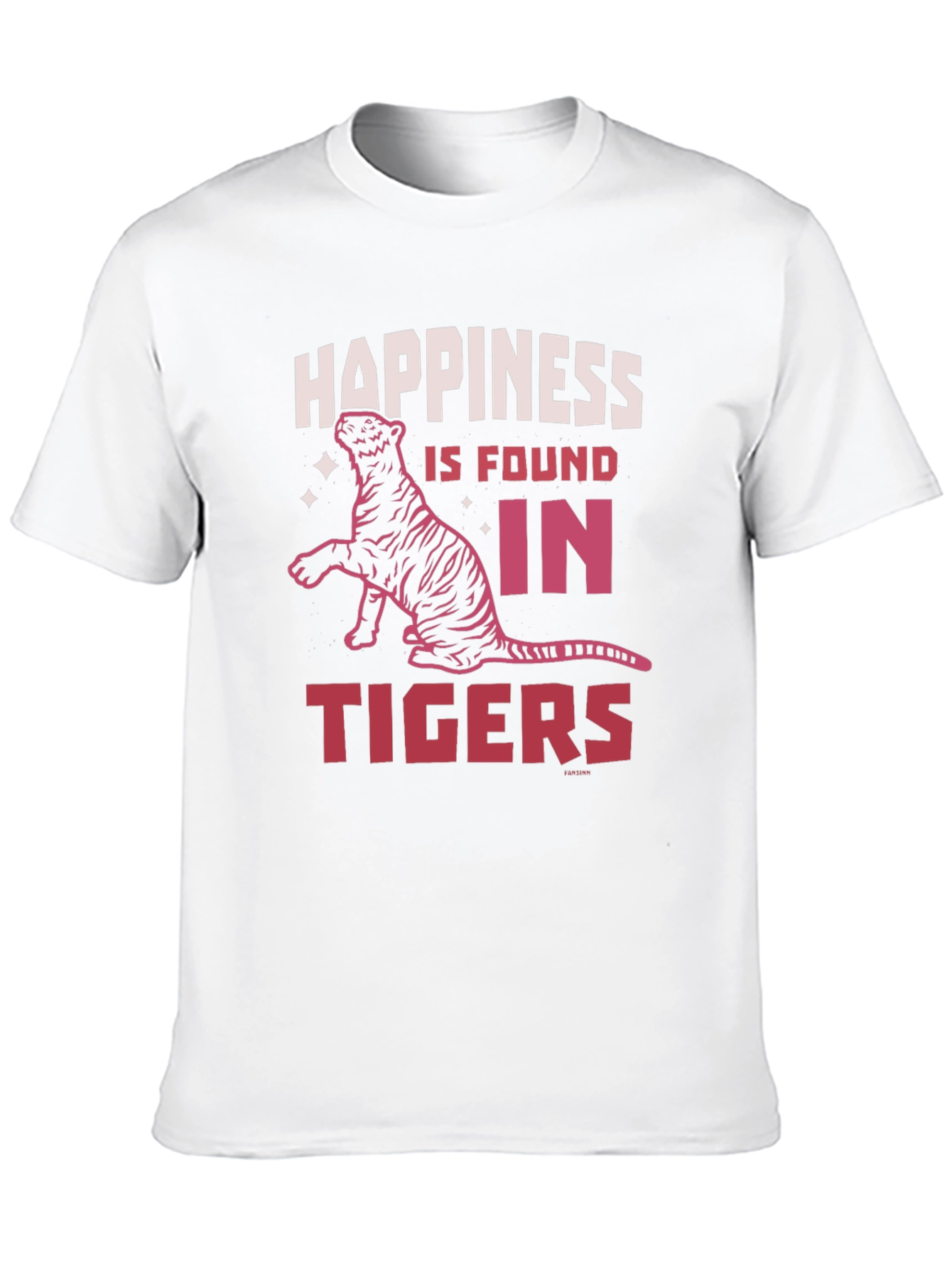 Black Happiness Tiger Graphic Tee - Soft Cotton Blend view 10