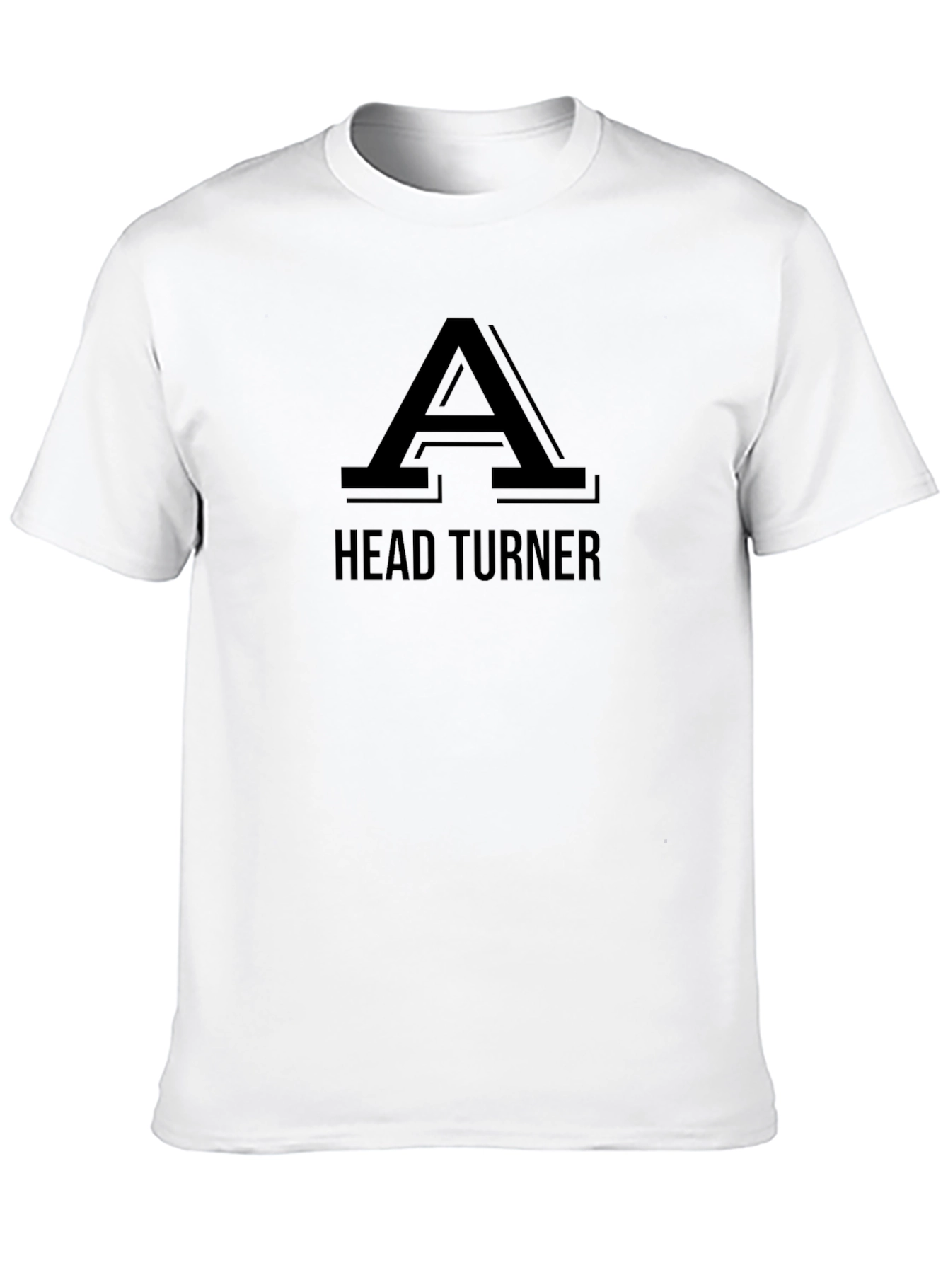 Black Head Turner Graphic T-Shirt - Bold Black Tee view 10