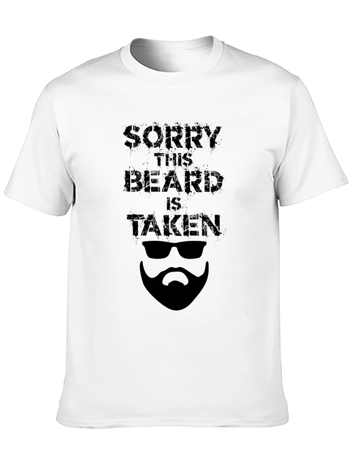 Black Sorry This Beard Is Taken T-Shirt view 10