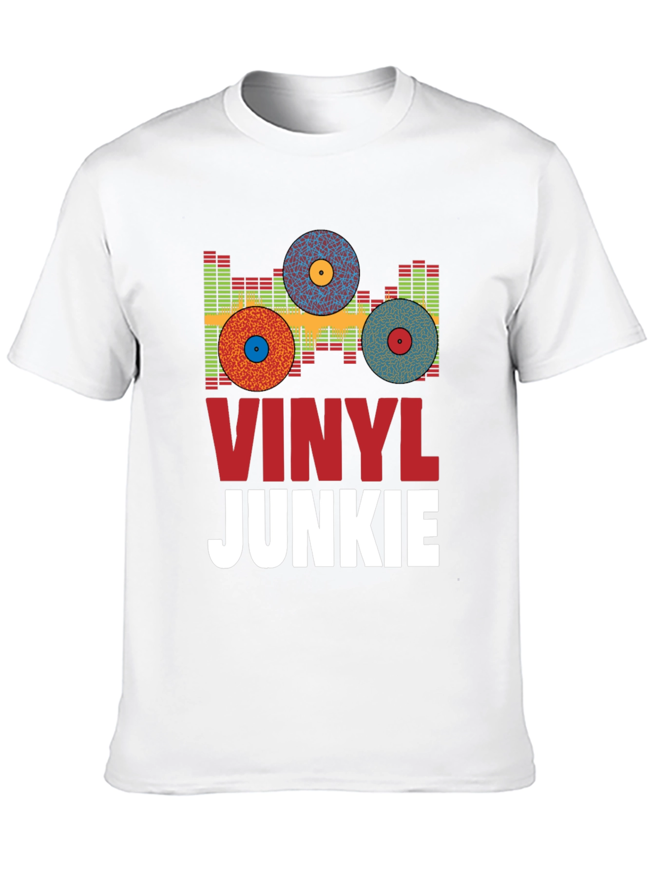 Vinyl Junkie Graphic Tee - Music Lover T-Shirt - 10