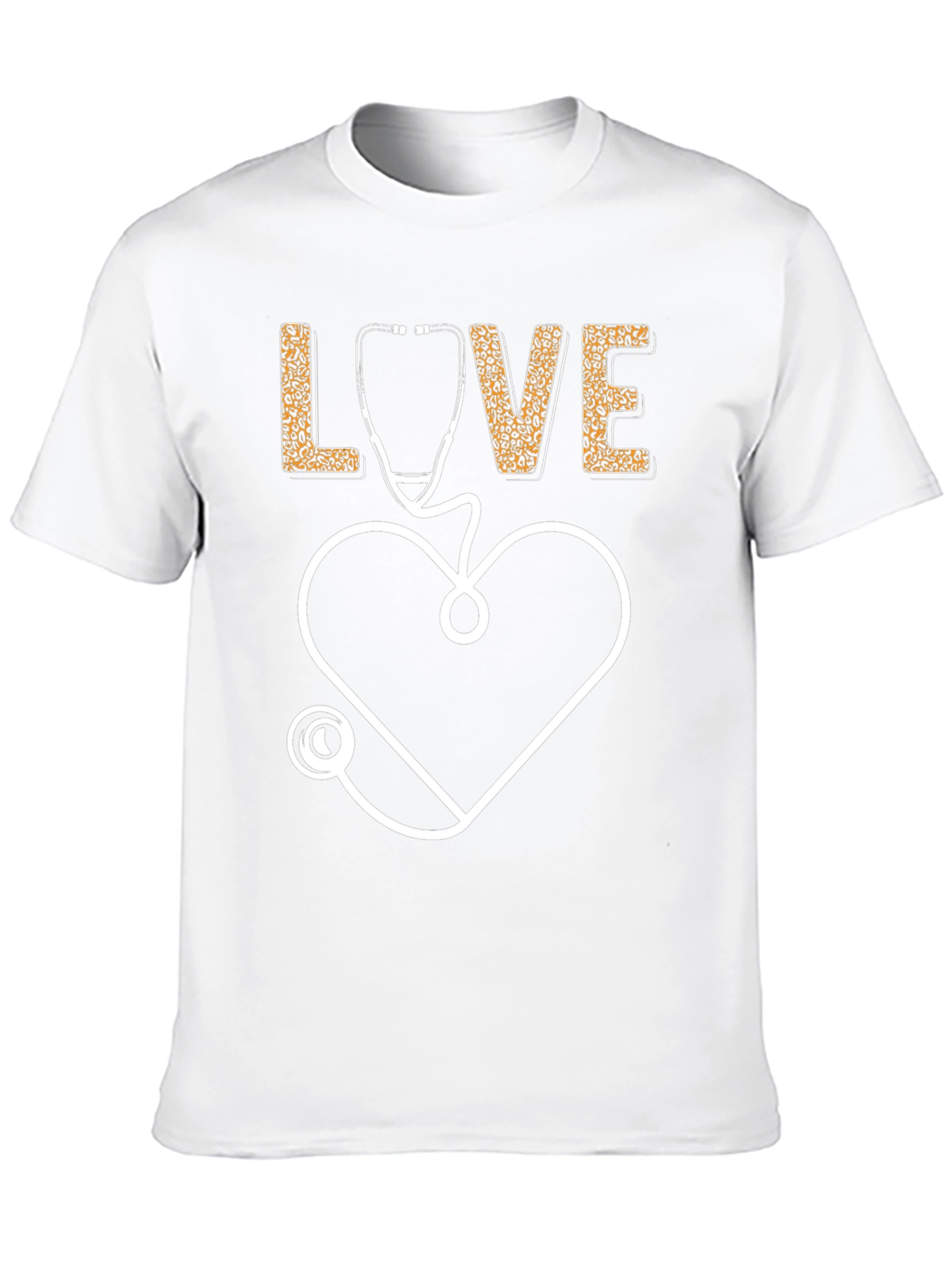 Black Love Stethoscope Graphic Tee - Nurse/Doctor Apparel view 10