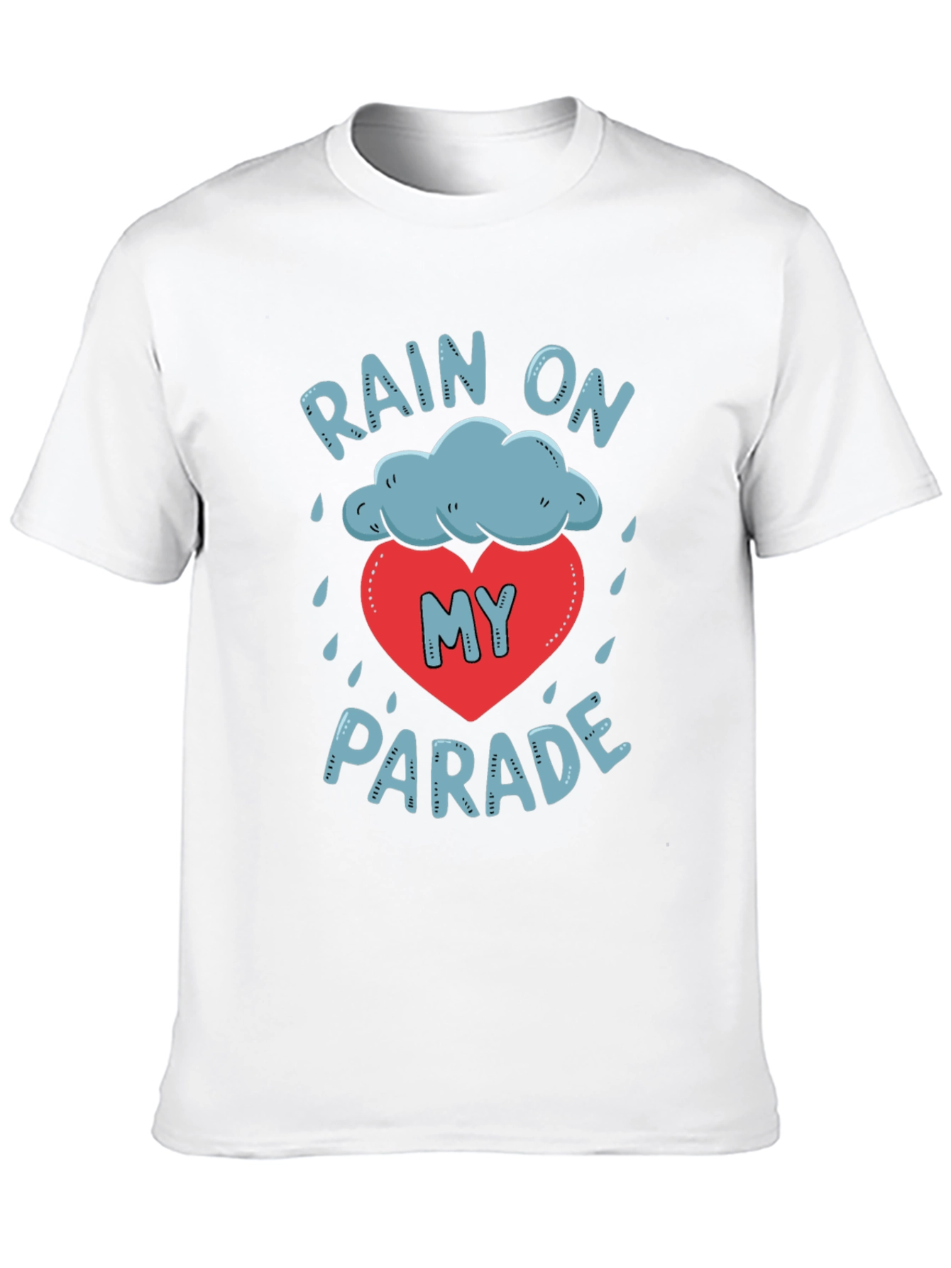 Black Rain On My Parade Graphic T-Shirt - Unisex Black Tee view 10