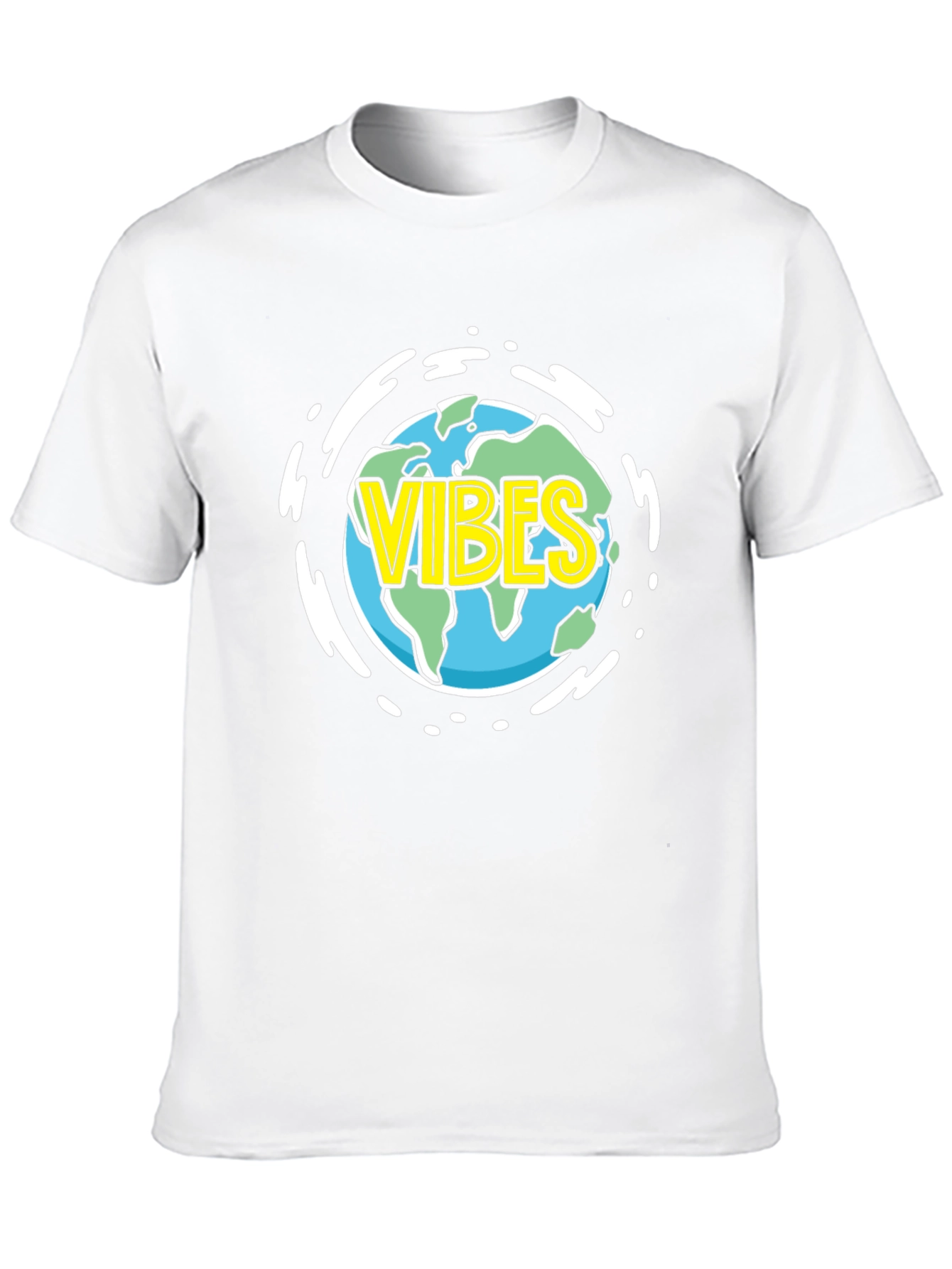 Black Vibes Earth Graphic T-Shirt - Black view 10