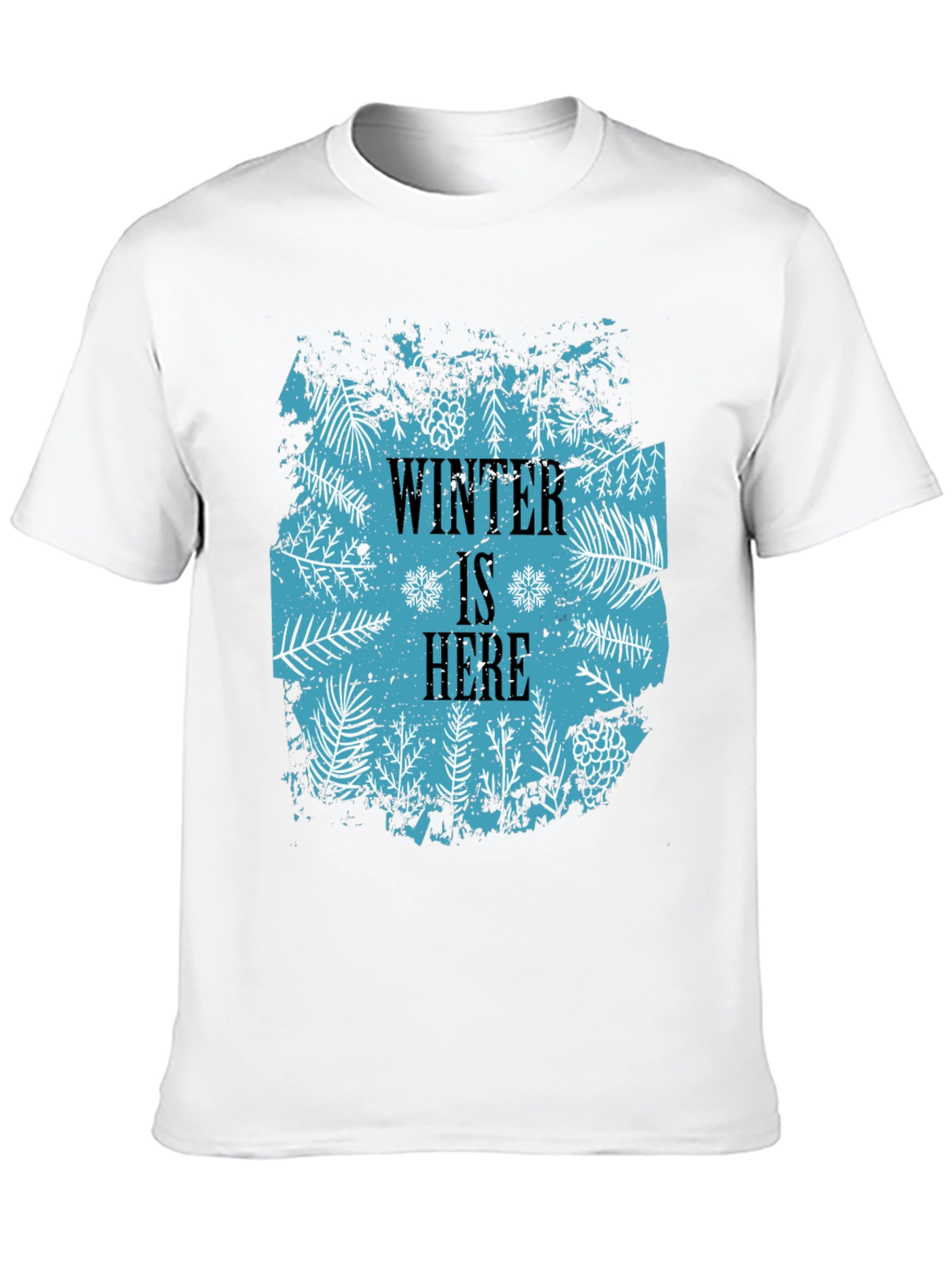 Black Winter Is Here Graphic T-Shirt view 10