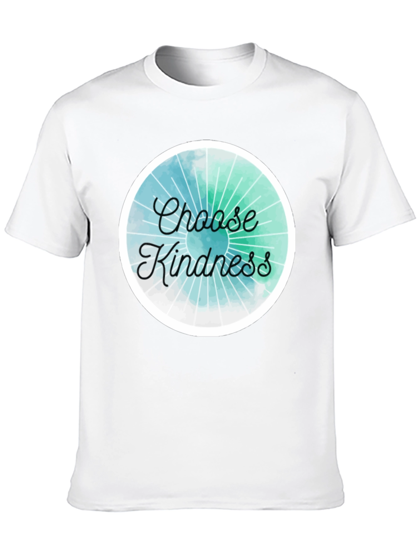 Black Choose Kindness Graphic Tee - Black Cotton Blend view 10