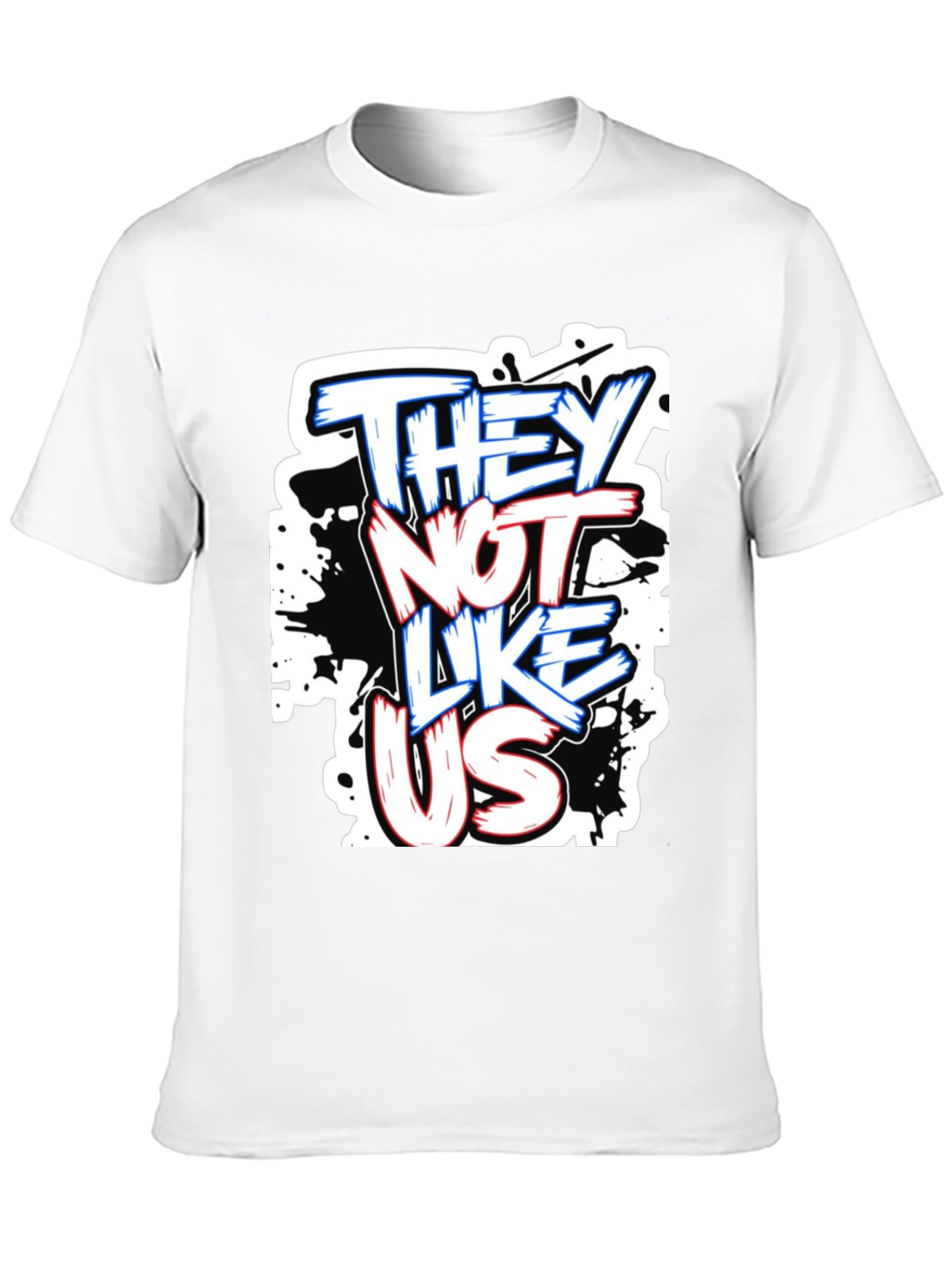 Black They Not Like Us Graphic T-Shirt view 10