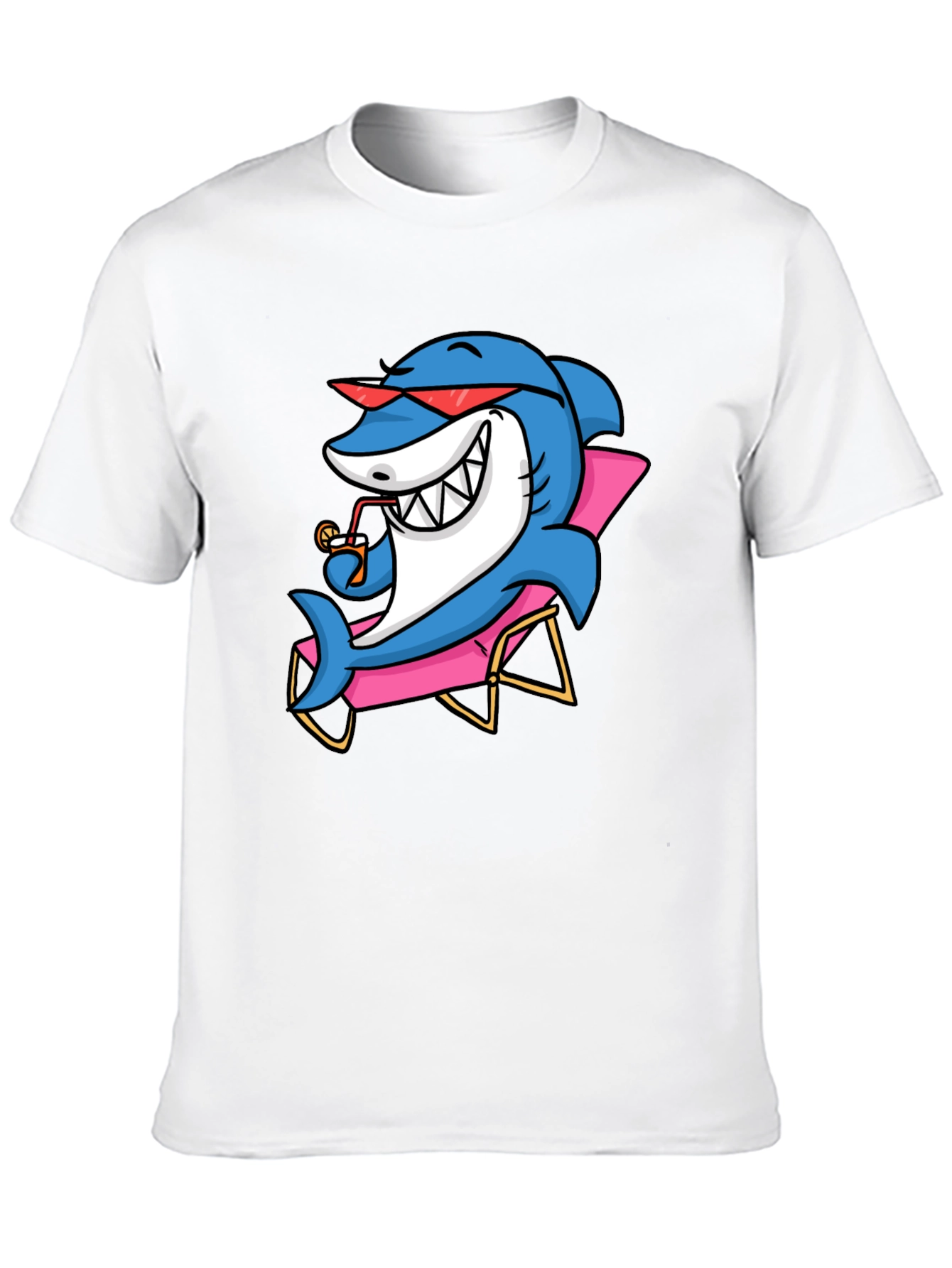 Black Cool Shark T-Shirt - Vacation Vibes view 10